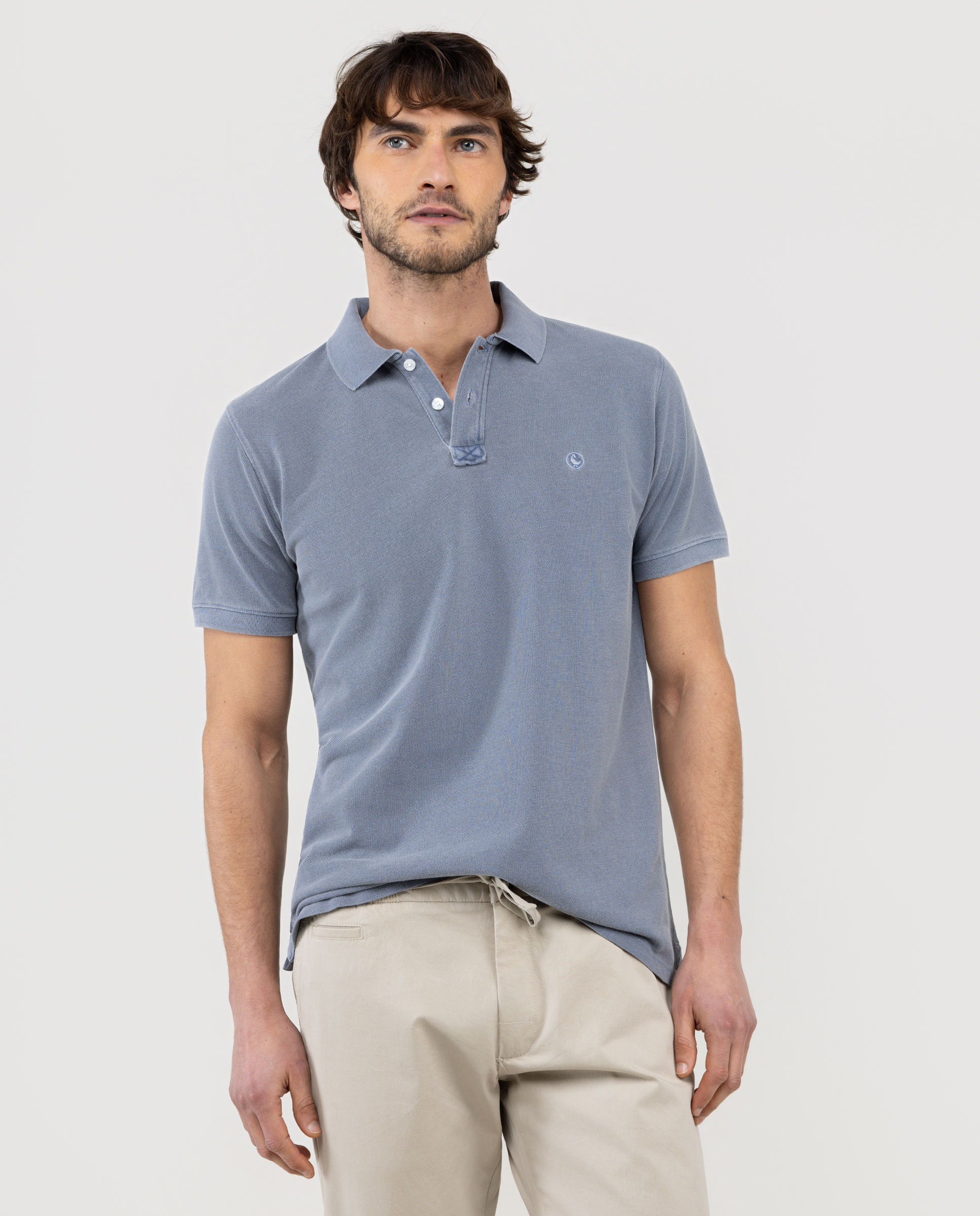 Polo Tinte Natural Marino