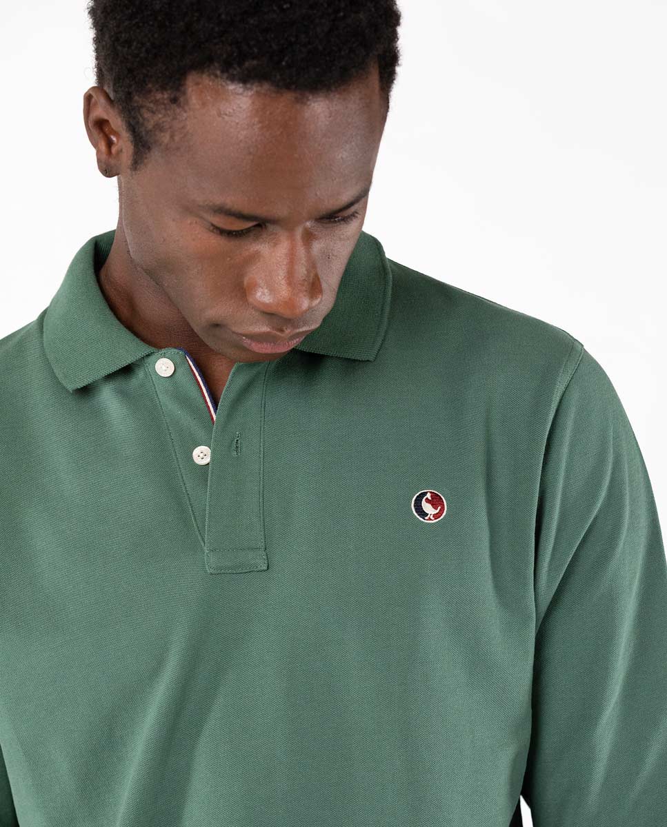 Polo Manga Larga Verde