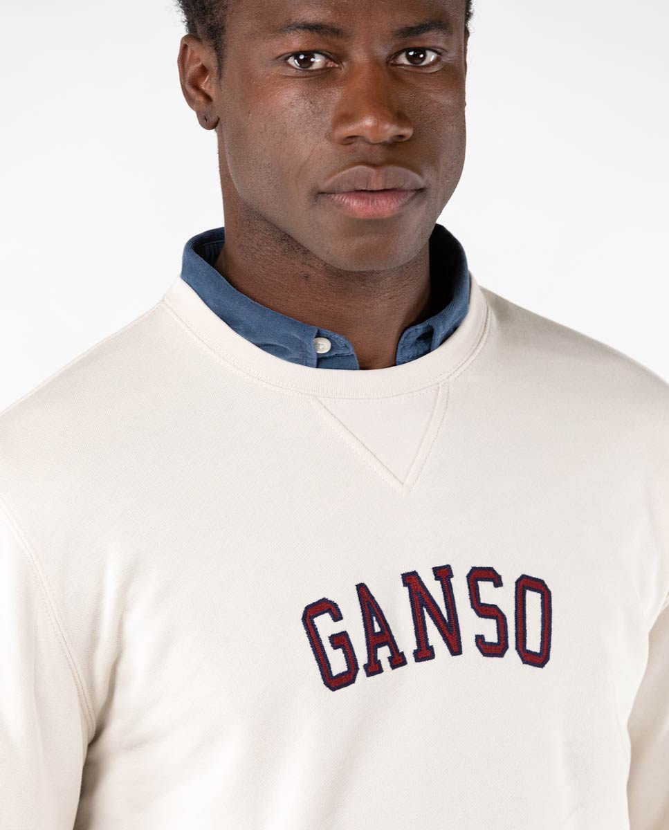 Sudadera Cuello Caja Yeso