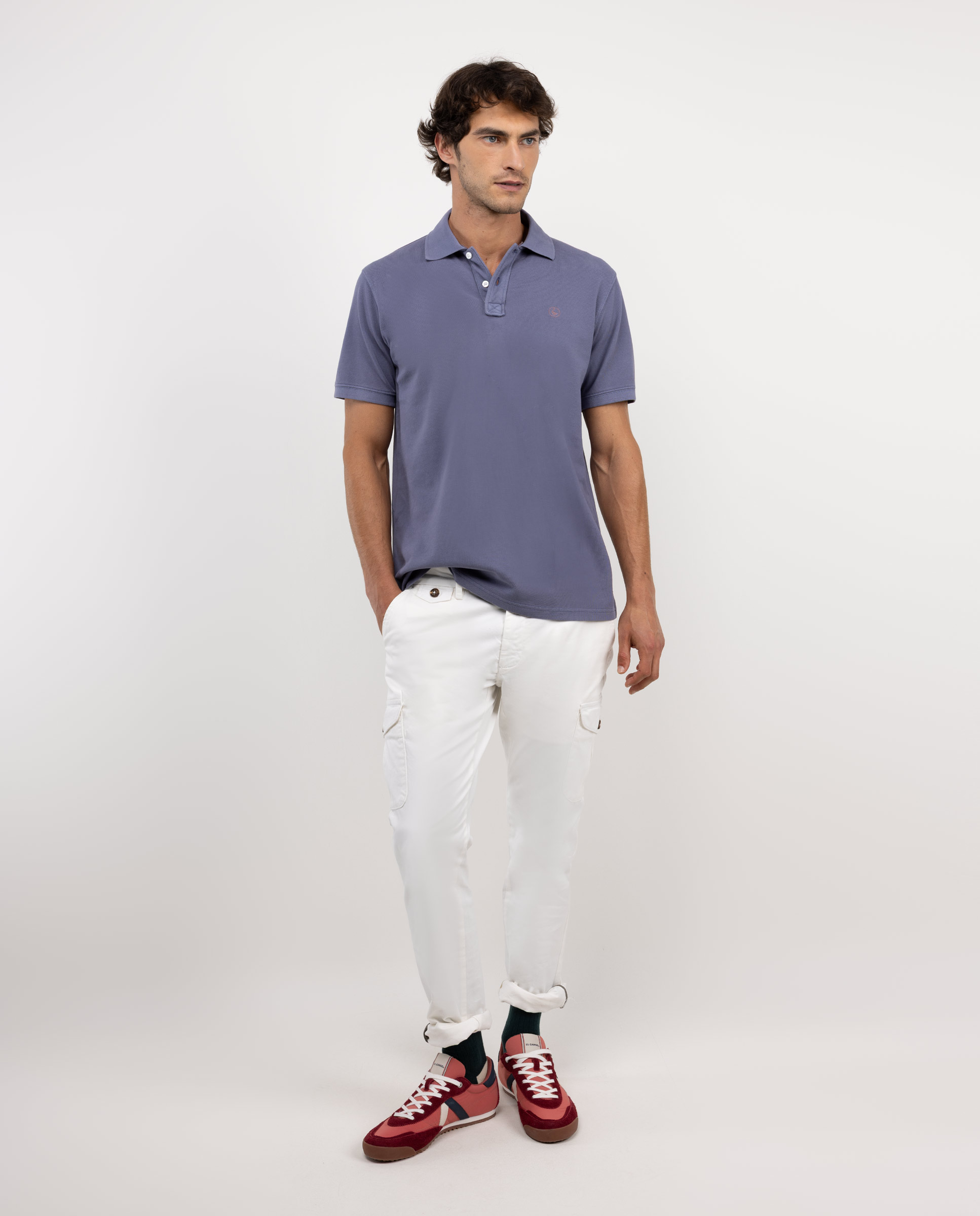 Petrol Short-Sleeved Polo Shirt