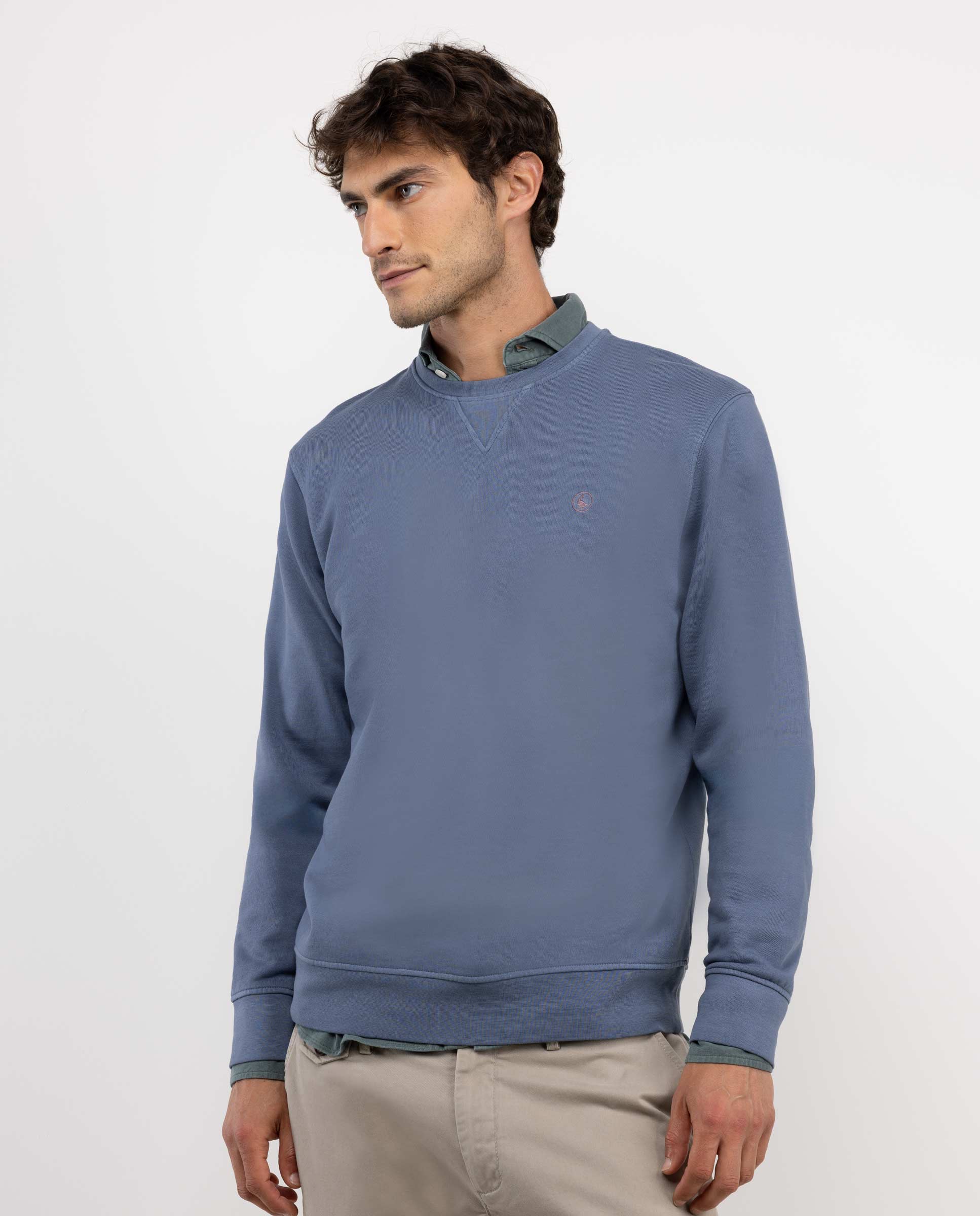 Petrol Sweatshirt W Crew Neck