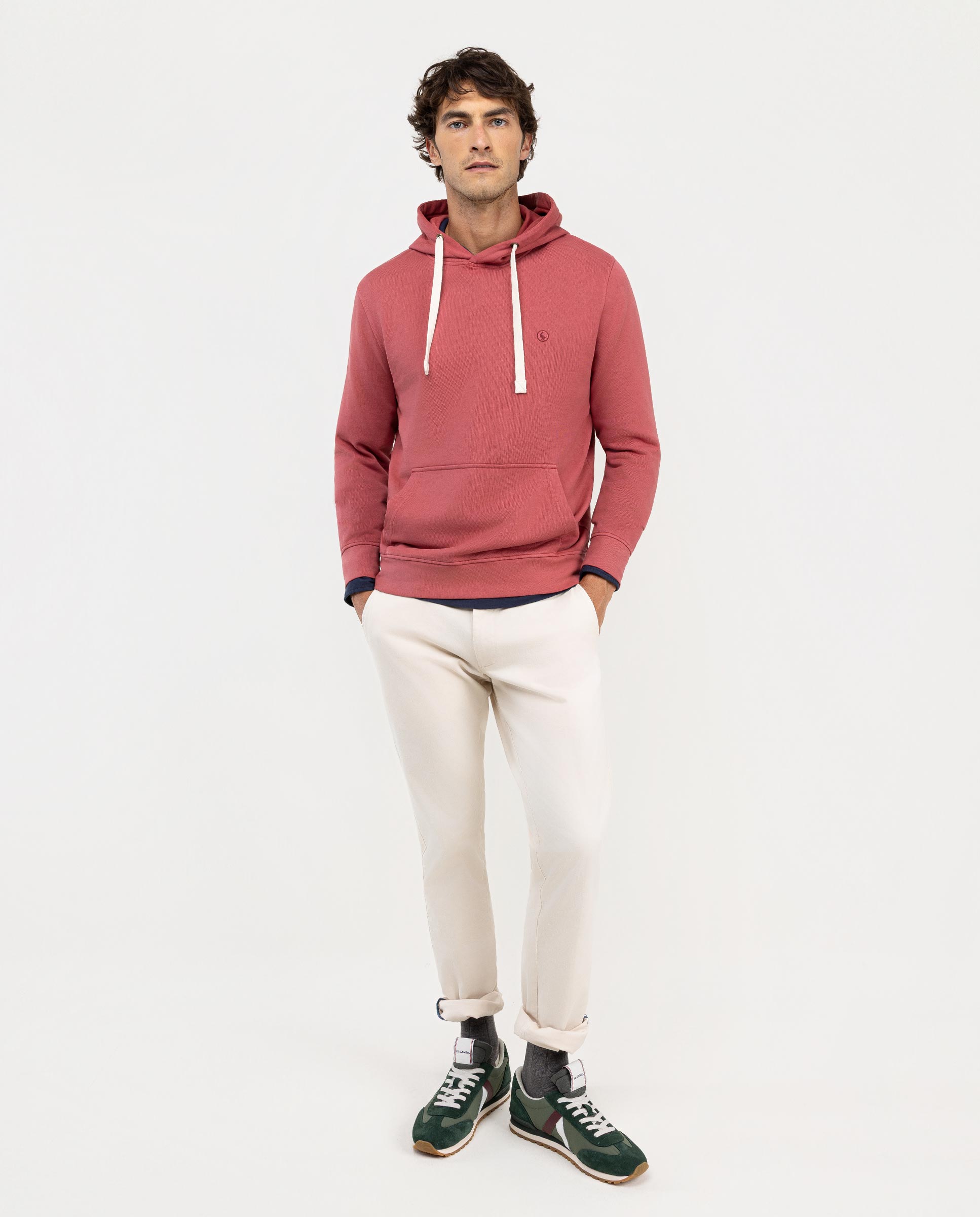 Red Hooded Sweatshirt