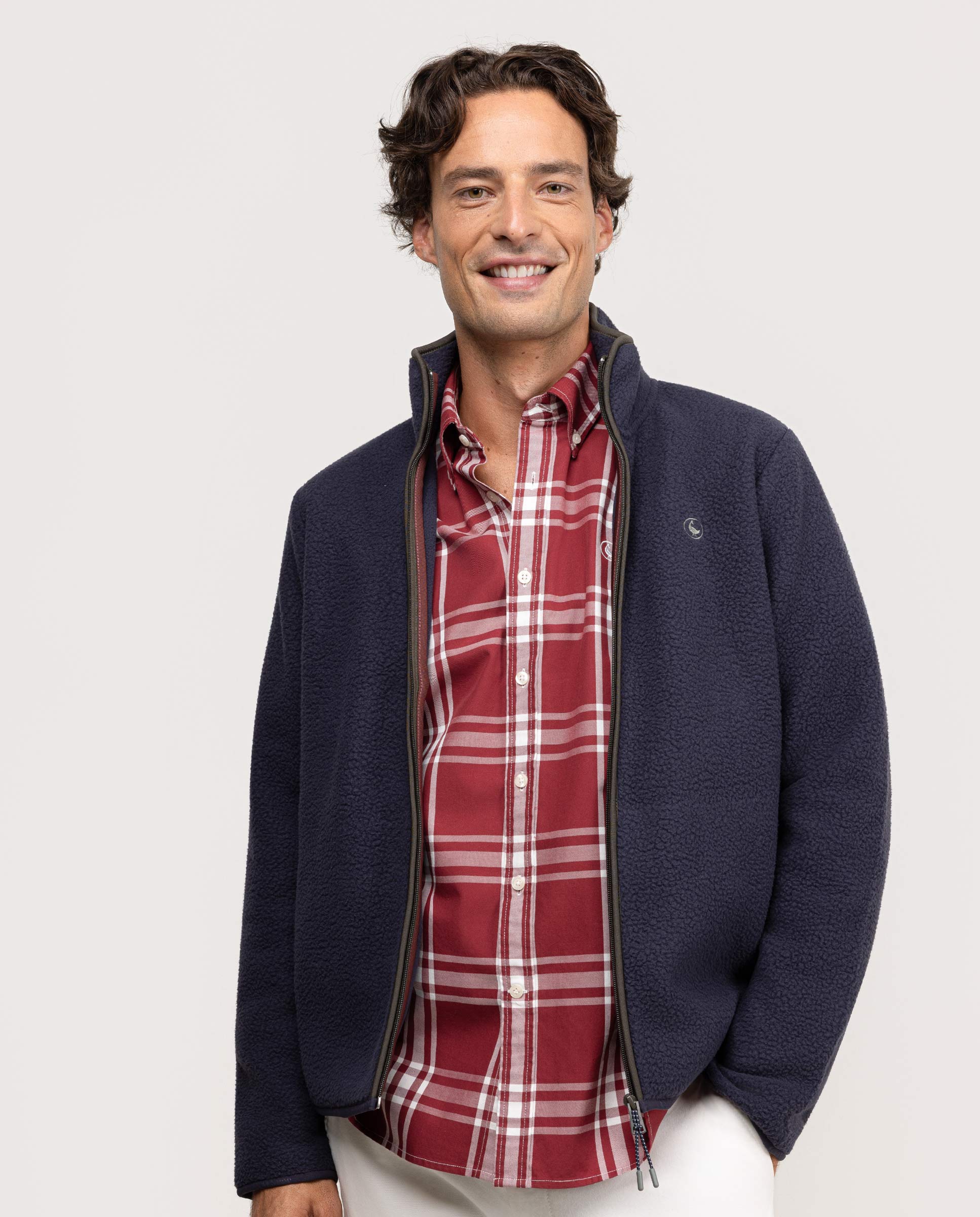 Navy Polar Jacket