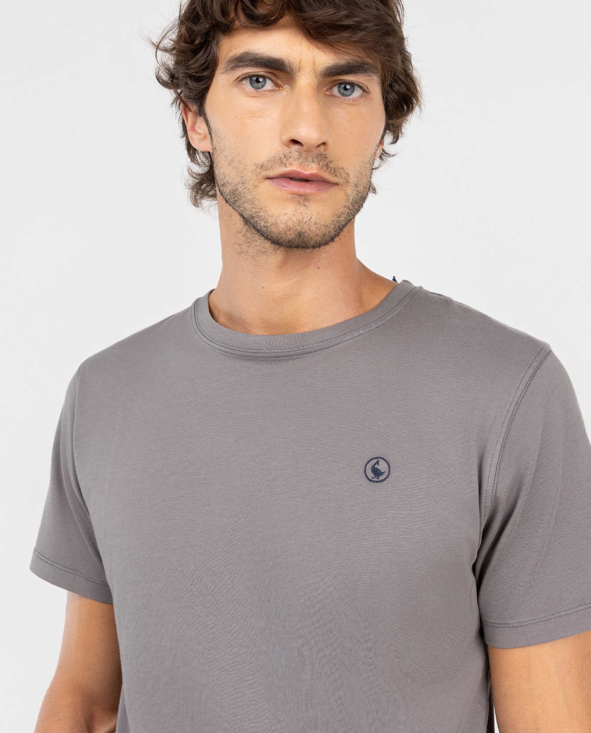 Anthracite Grey Basic T-Shirt