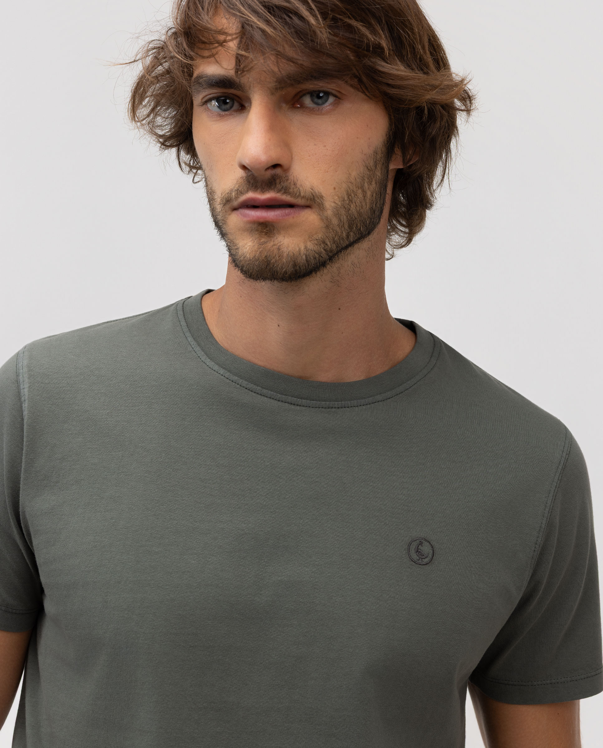 Camiseta Básica Verde Oscuro