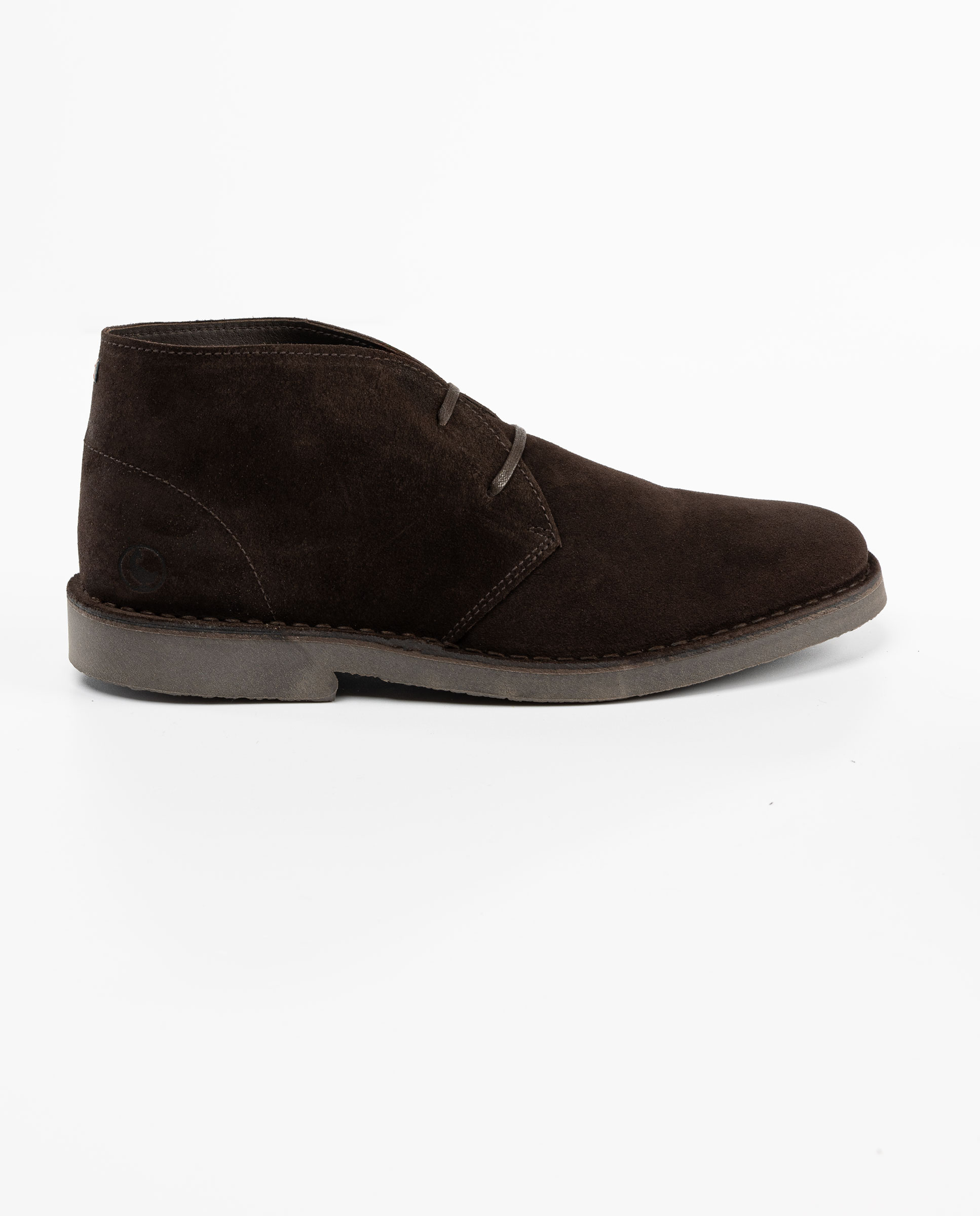 Brown Suede Derby Boots