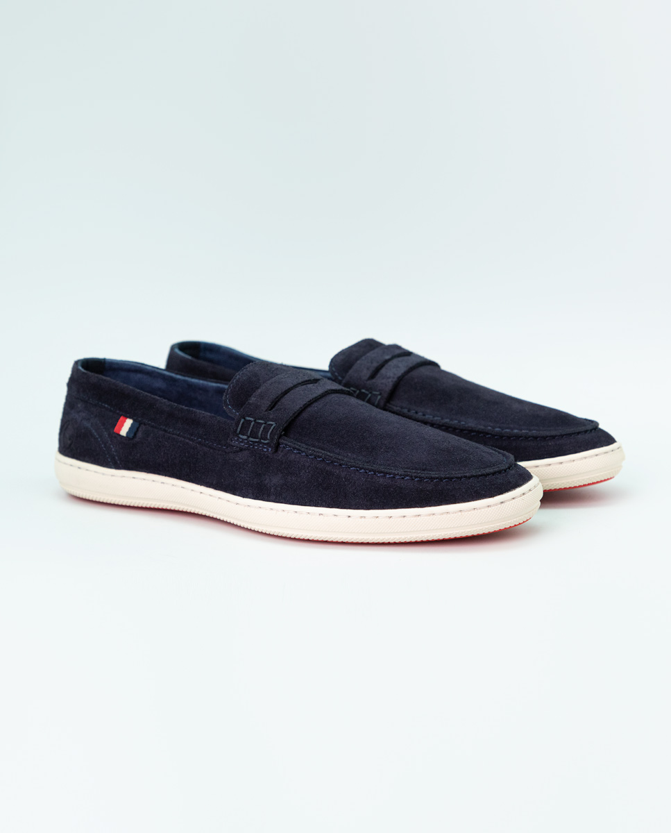 Blue Suede Milan Sneakers