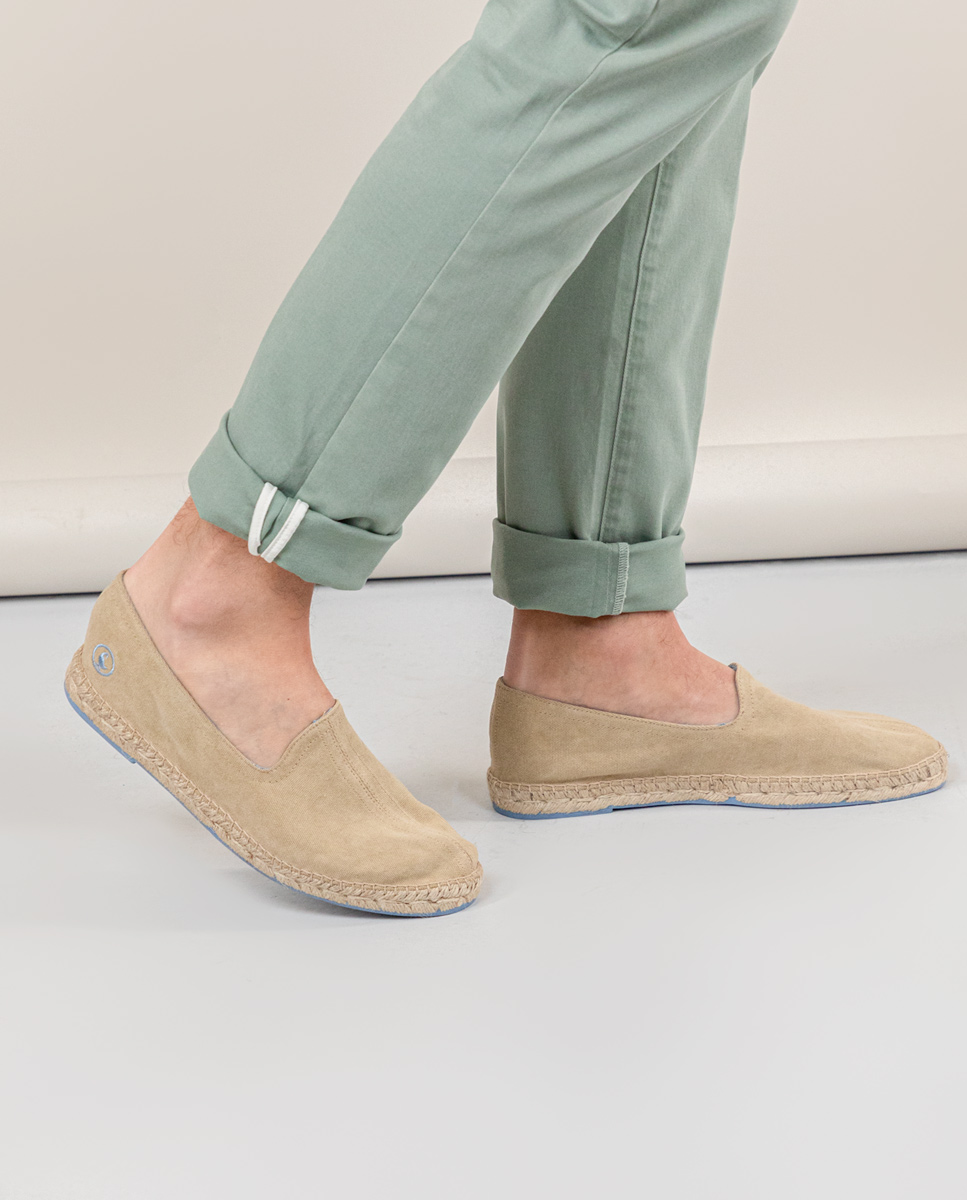 Plain Beige Espadrilles