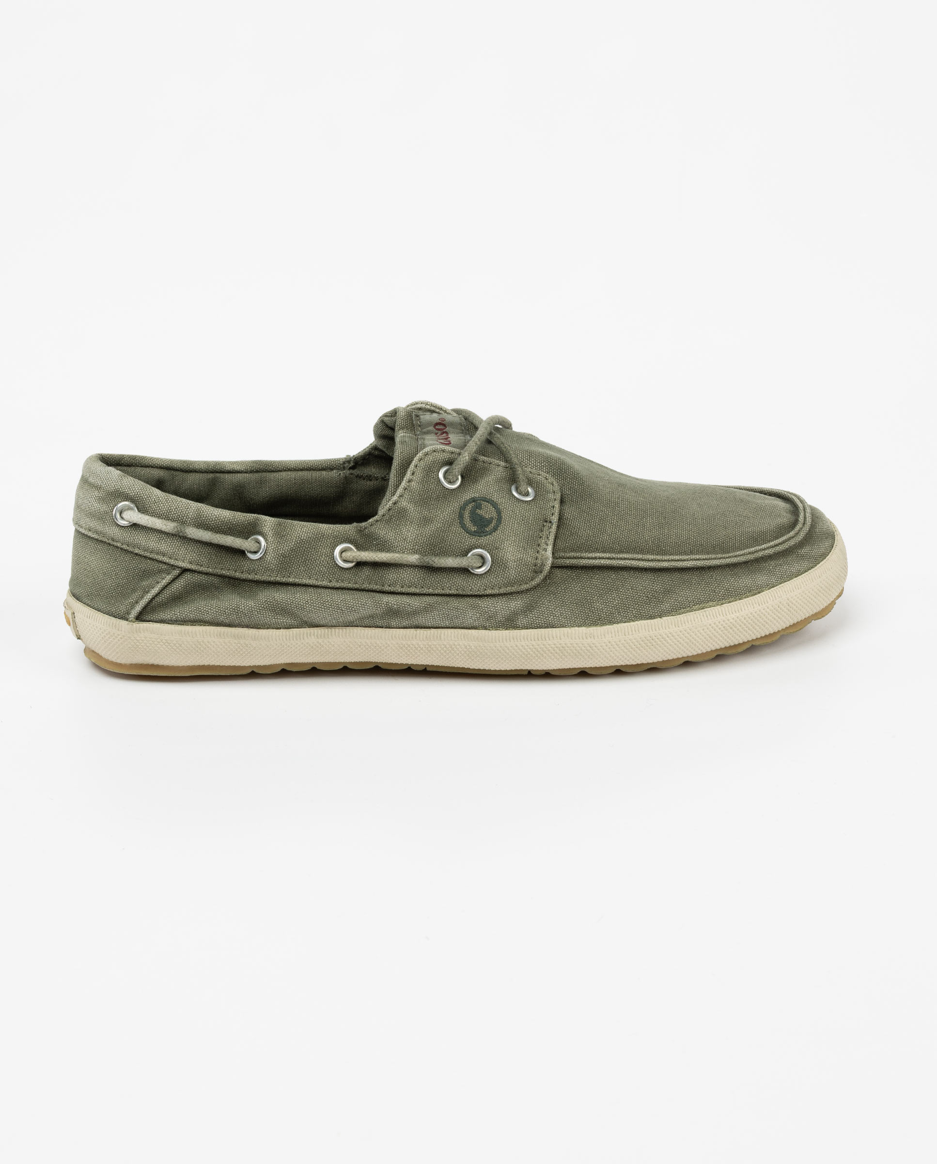 Nautical Garment Dyed Sneaker Canvas Khaki