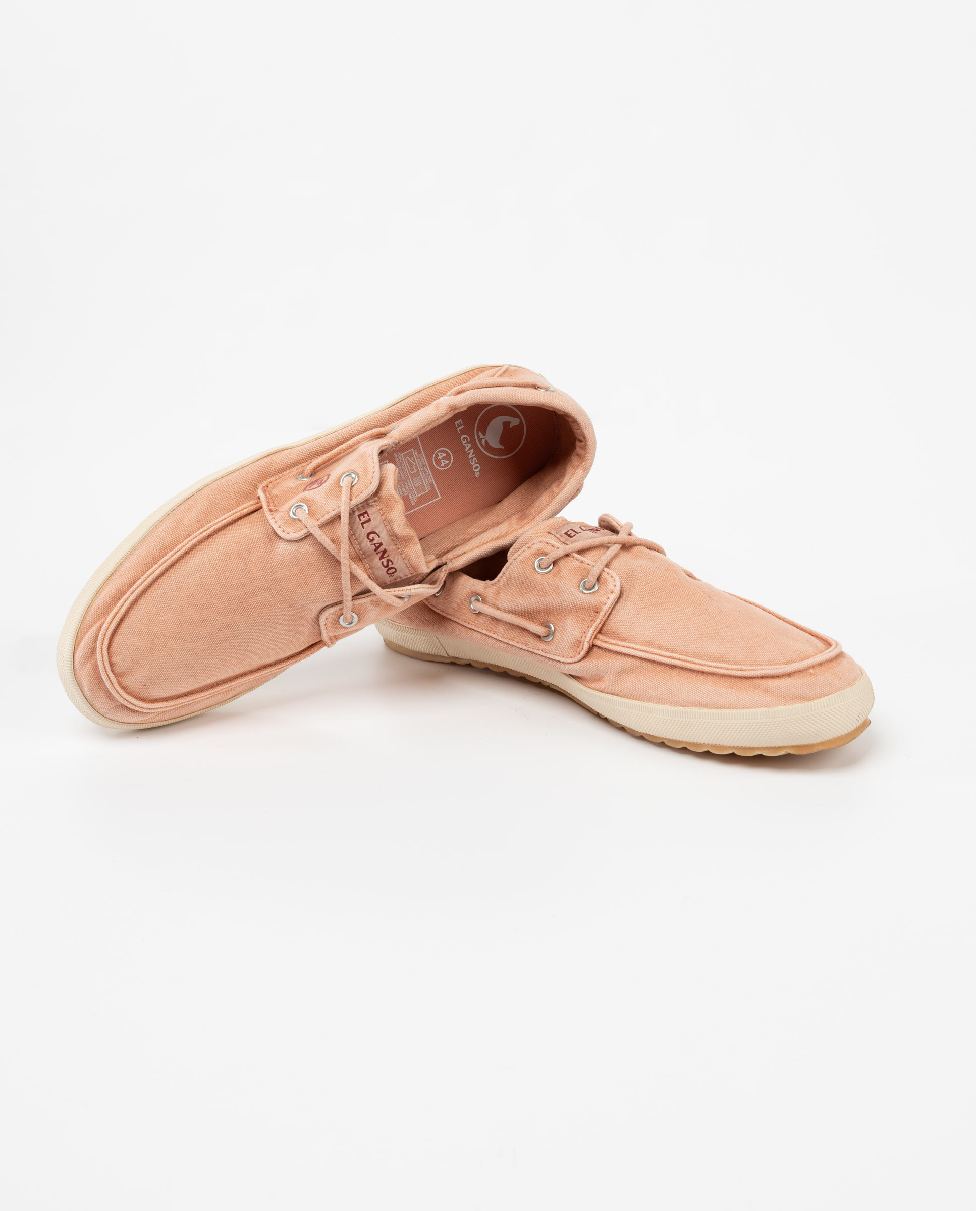 Nautical Garment Dyed Sneaker Canvas Red