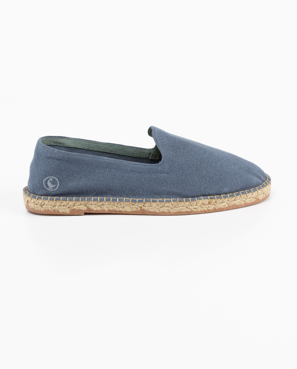 Plain Indigo Espadrille
