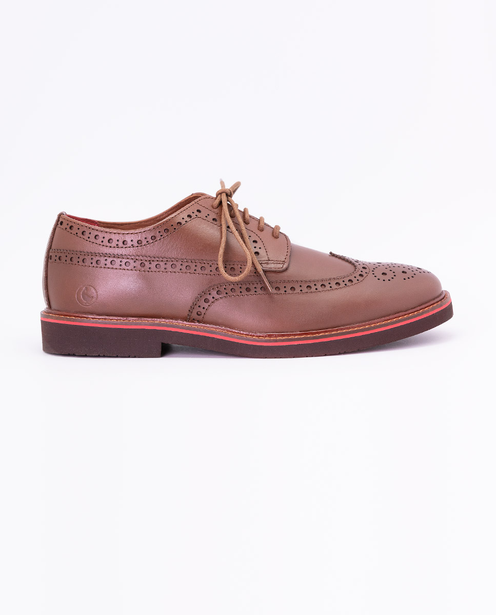 Leather Wingtip Shoe