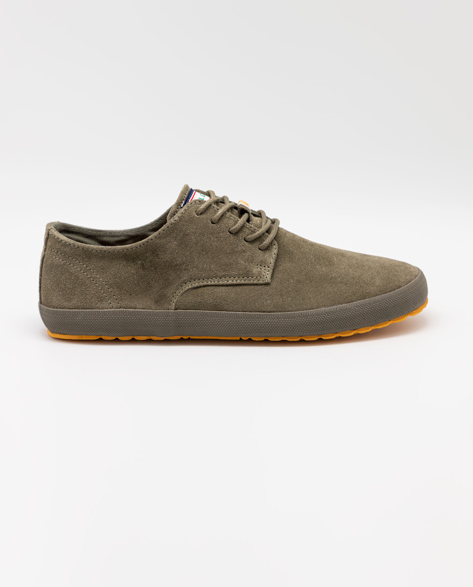 Green Suede Derby