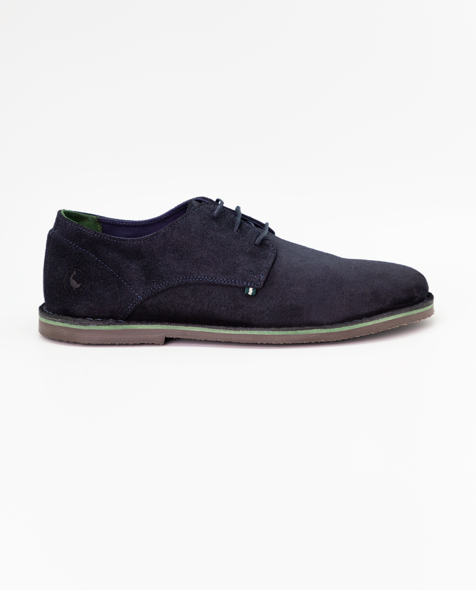 Navy Suede Desert Shoes
