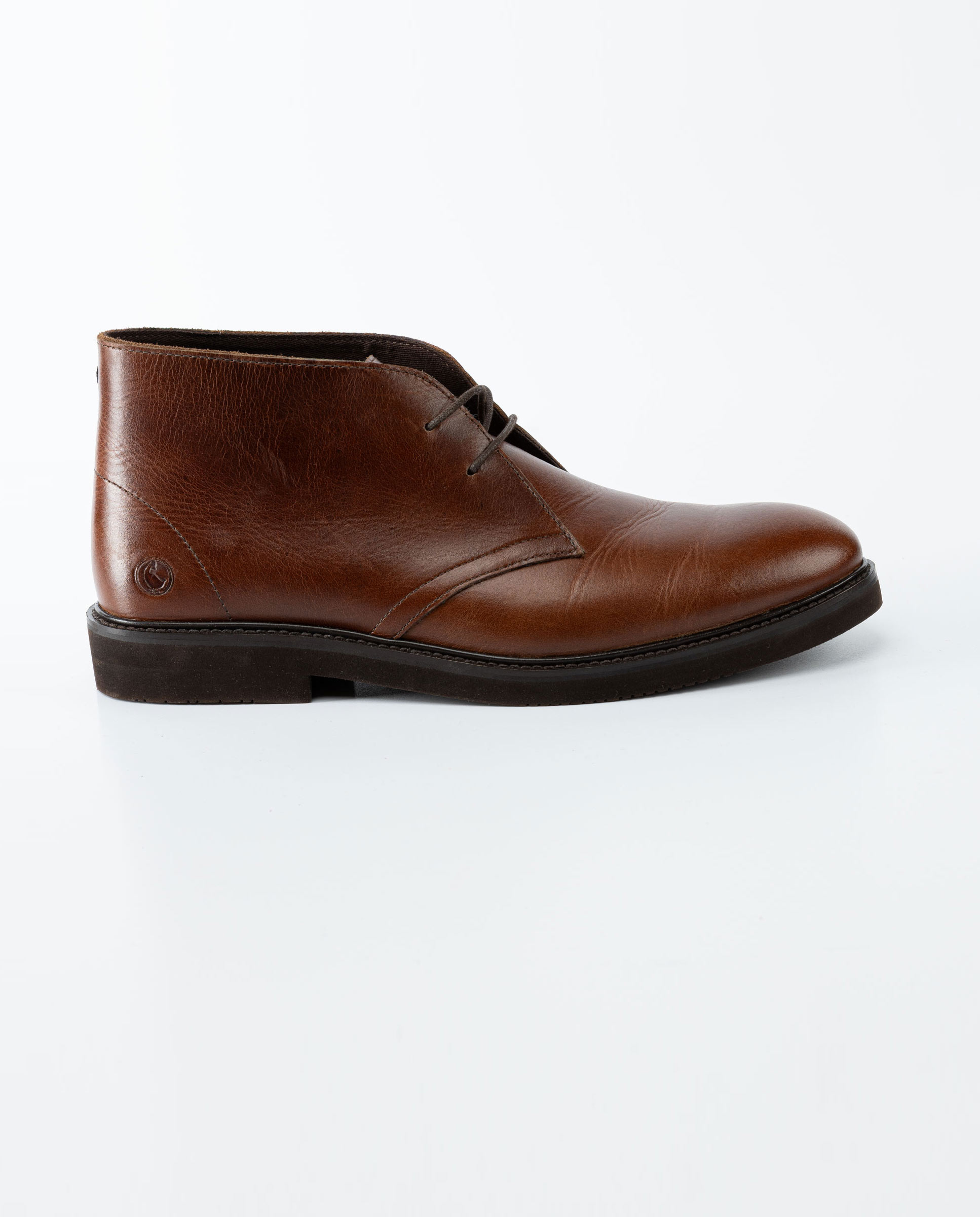 Brown Leather Desert Boots