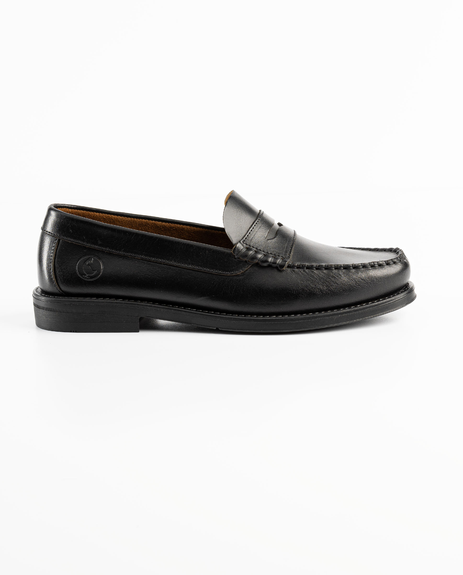 Black Leather Loafers
