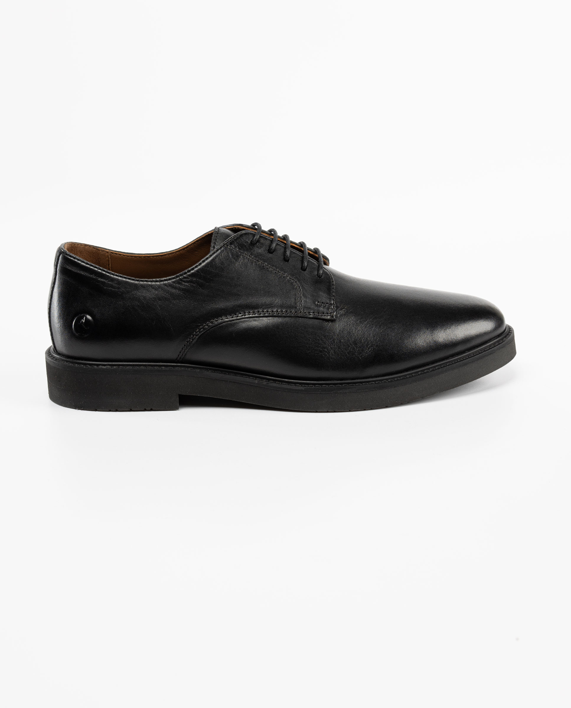 Zapato Piel Cordones Negro