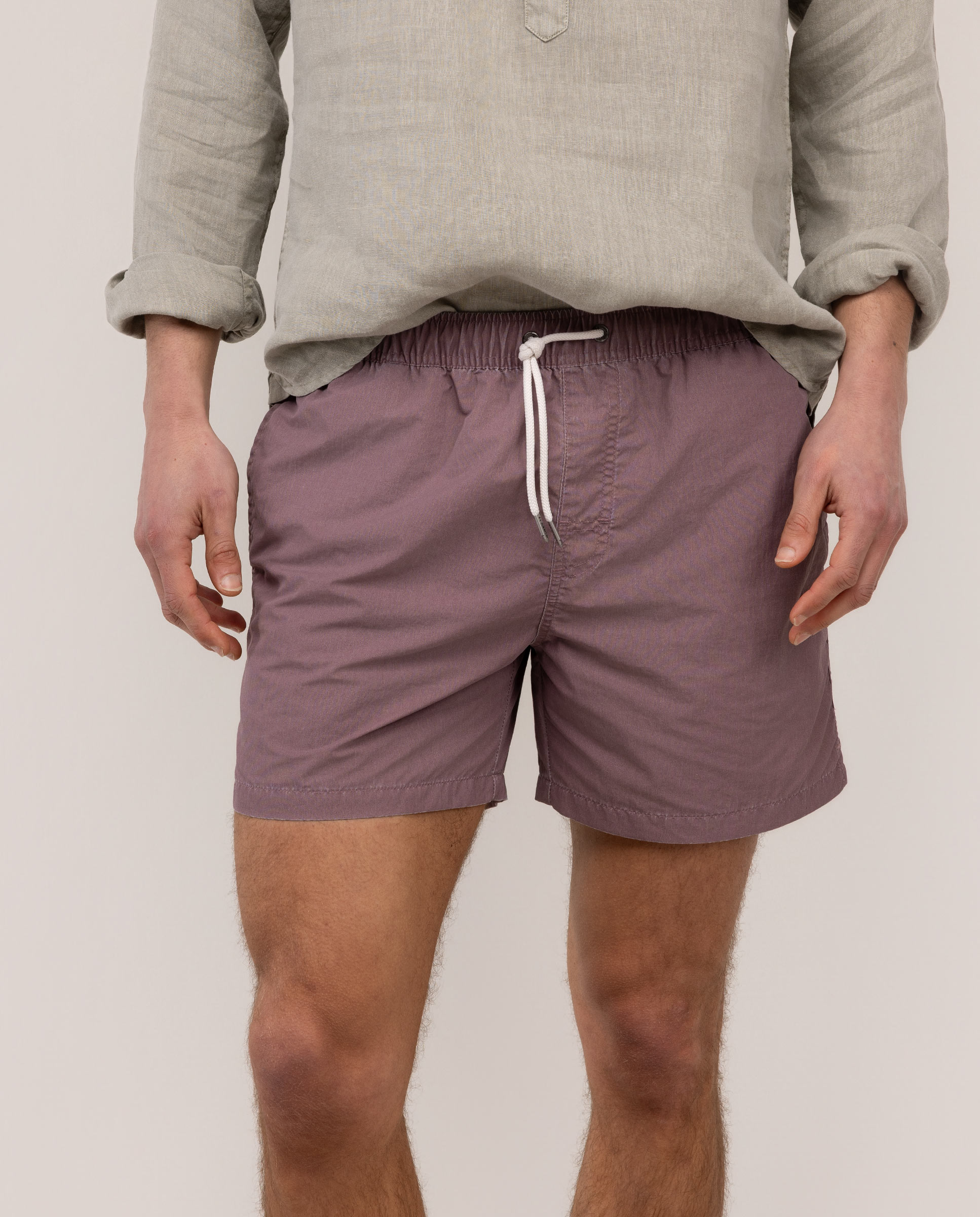 Plain Aubergine Swimsuit