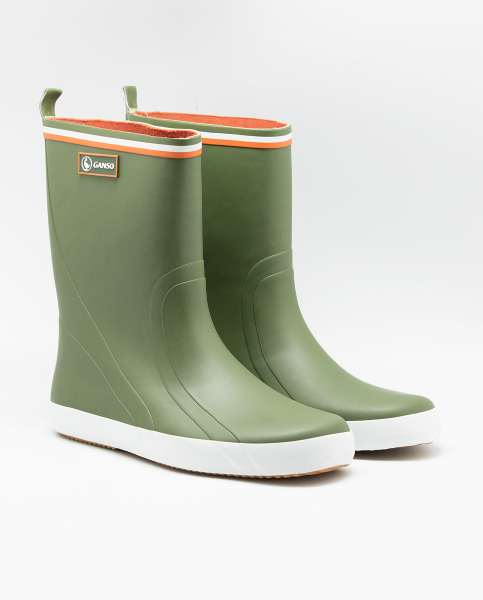 Green Rain Boots
