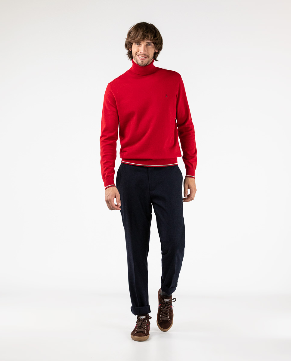 Navy Wool Trouser Separates 