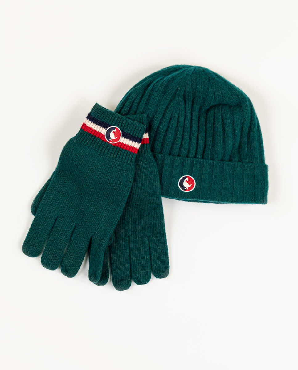 Pack Guantes + Gorro Verde