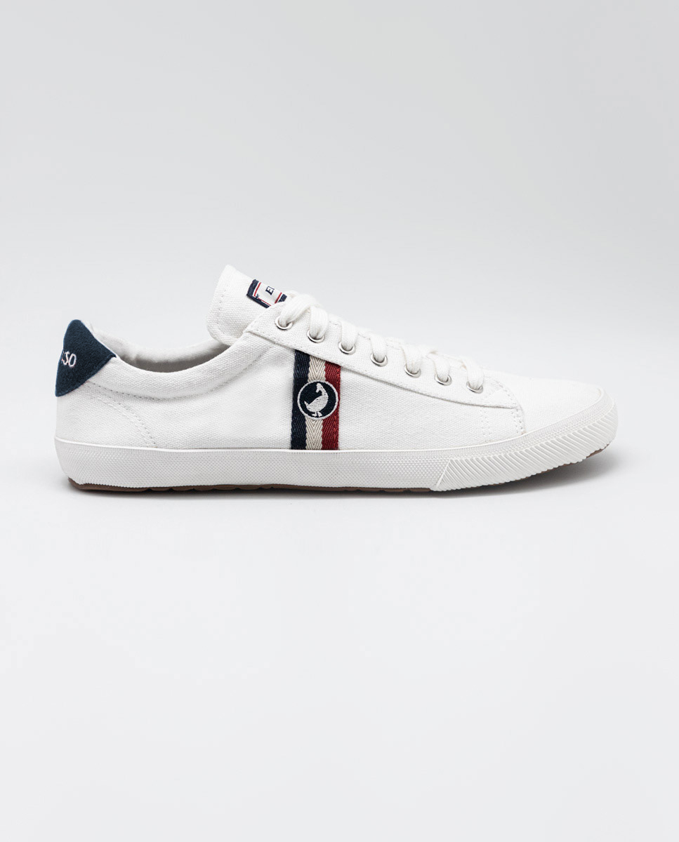 Zapatillas Low Top Canvas Classic Off White Ribbon