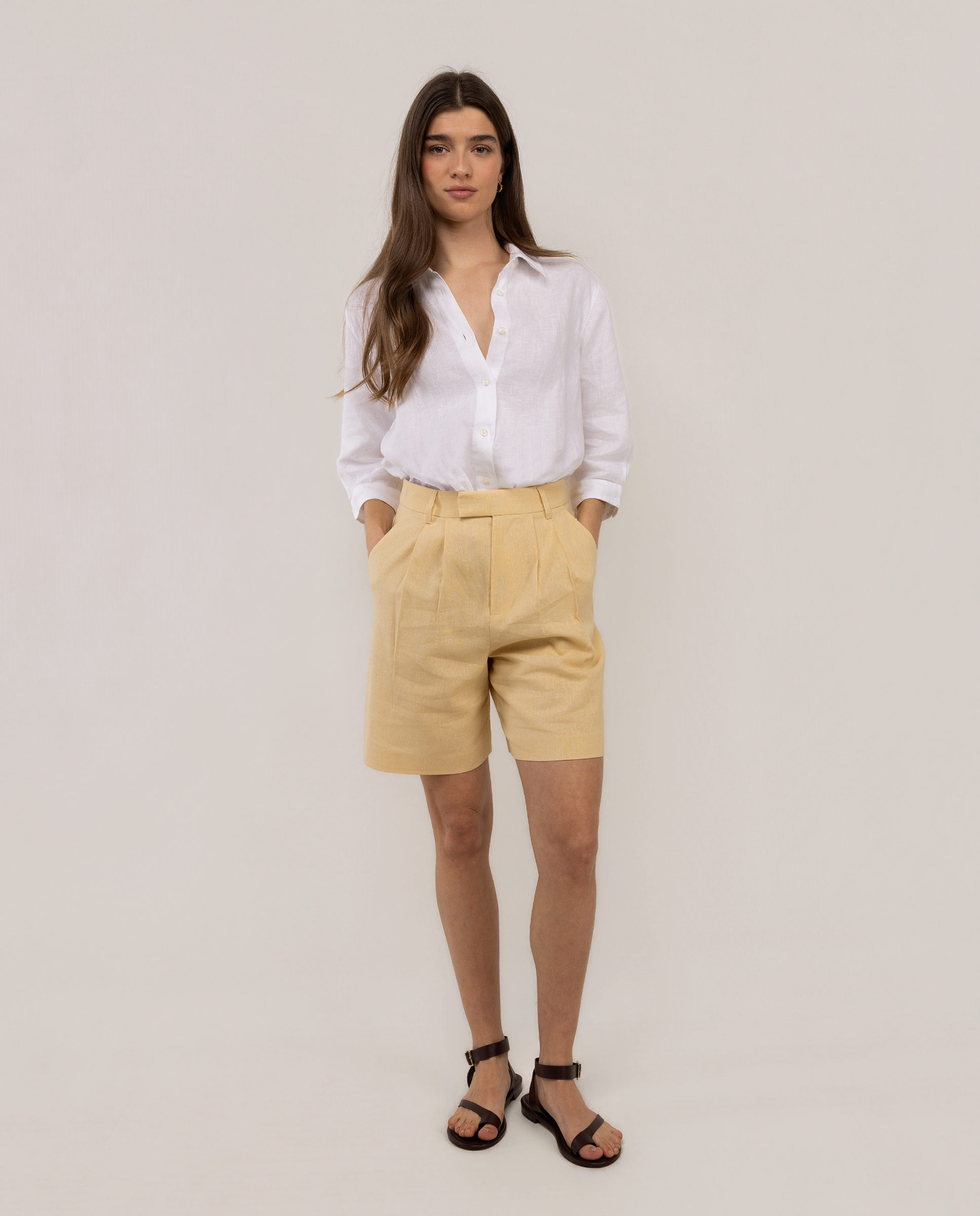 Bermuda Zoe Lino Amarillo