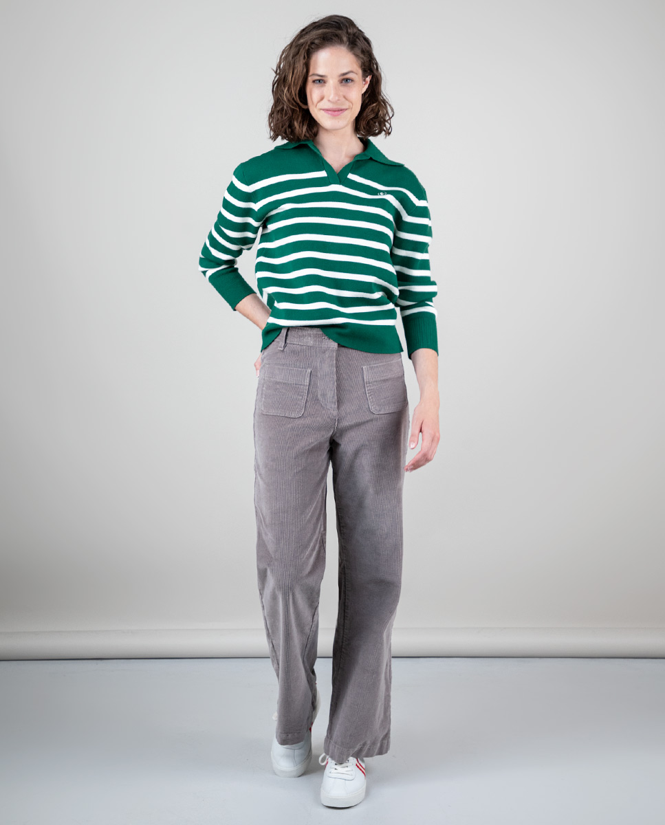 Grey Corduroy Trousers