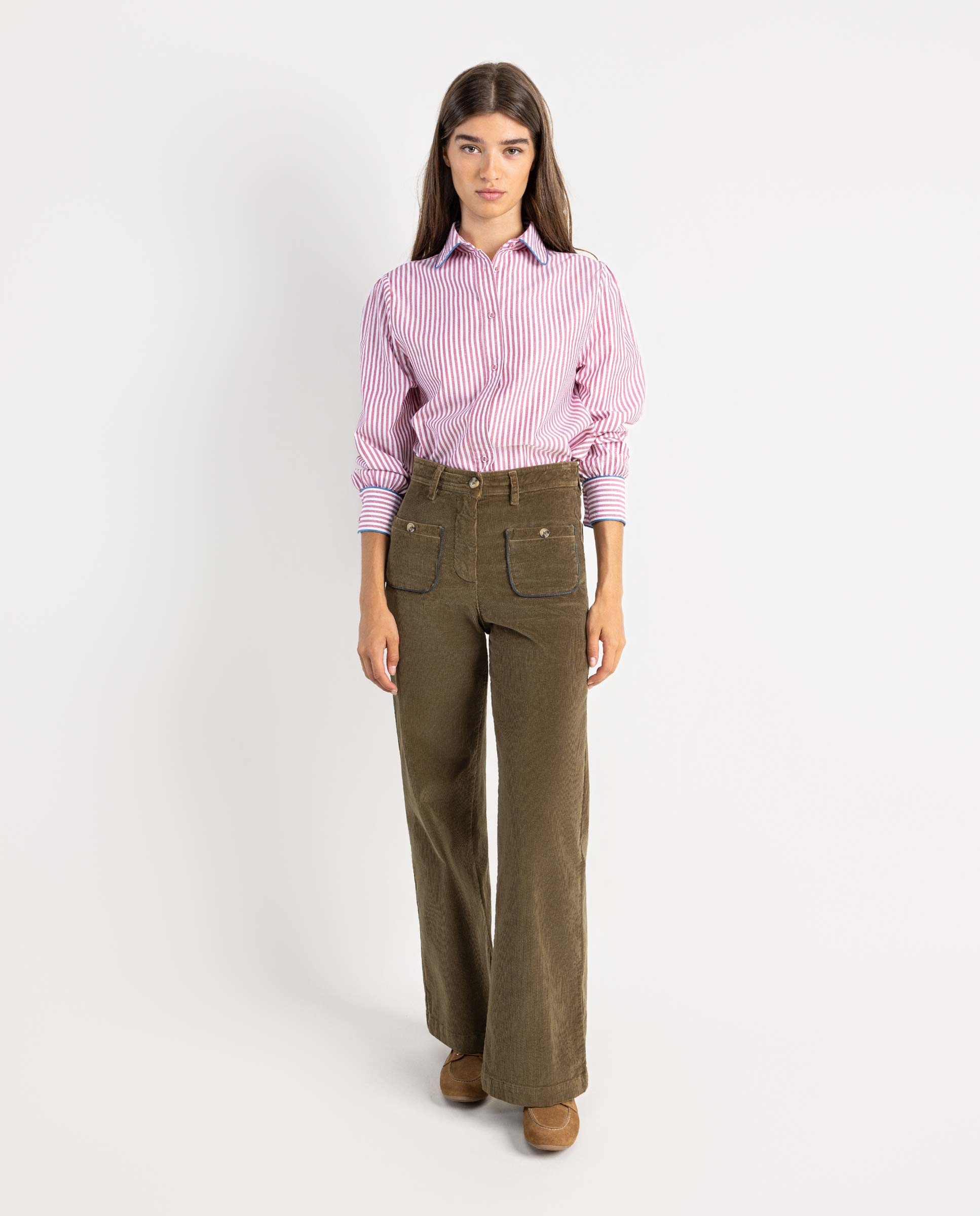 Pantalón Pana Verde