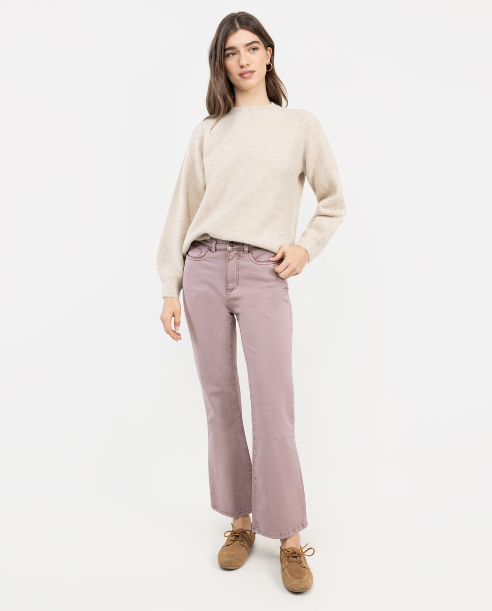 Pink 5-Pocket Trousers