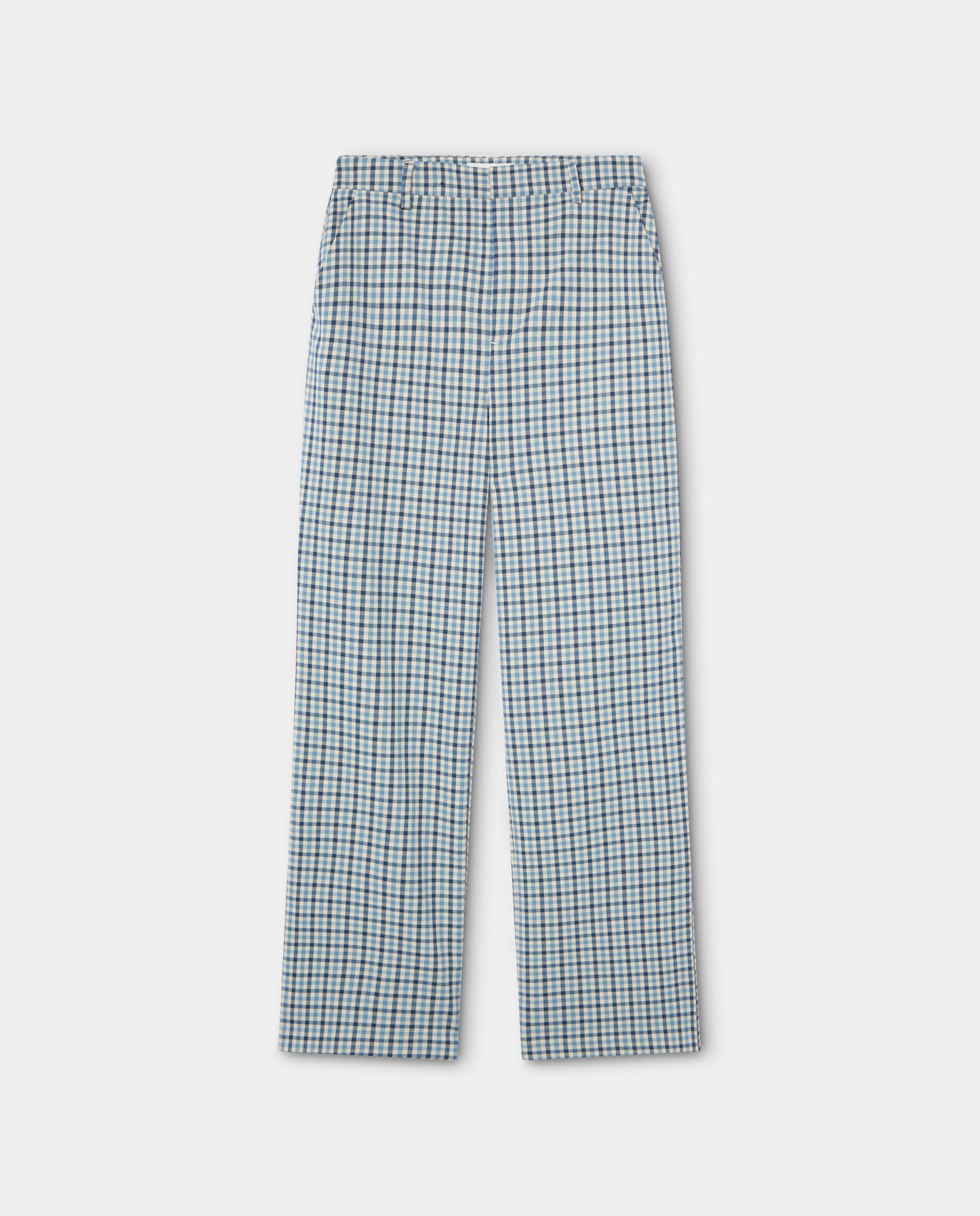 Zayna Blue Check Trousers