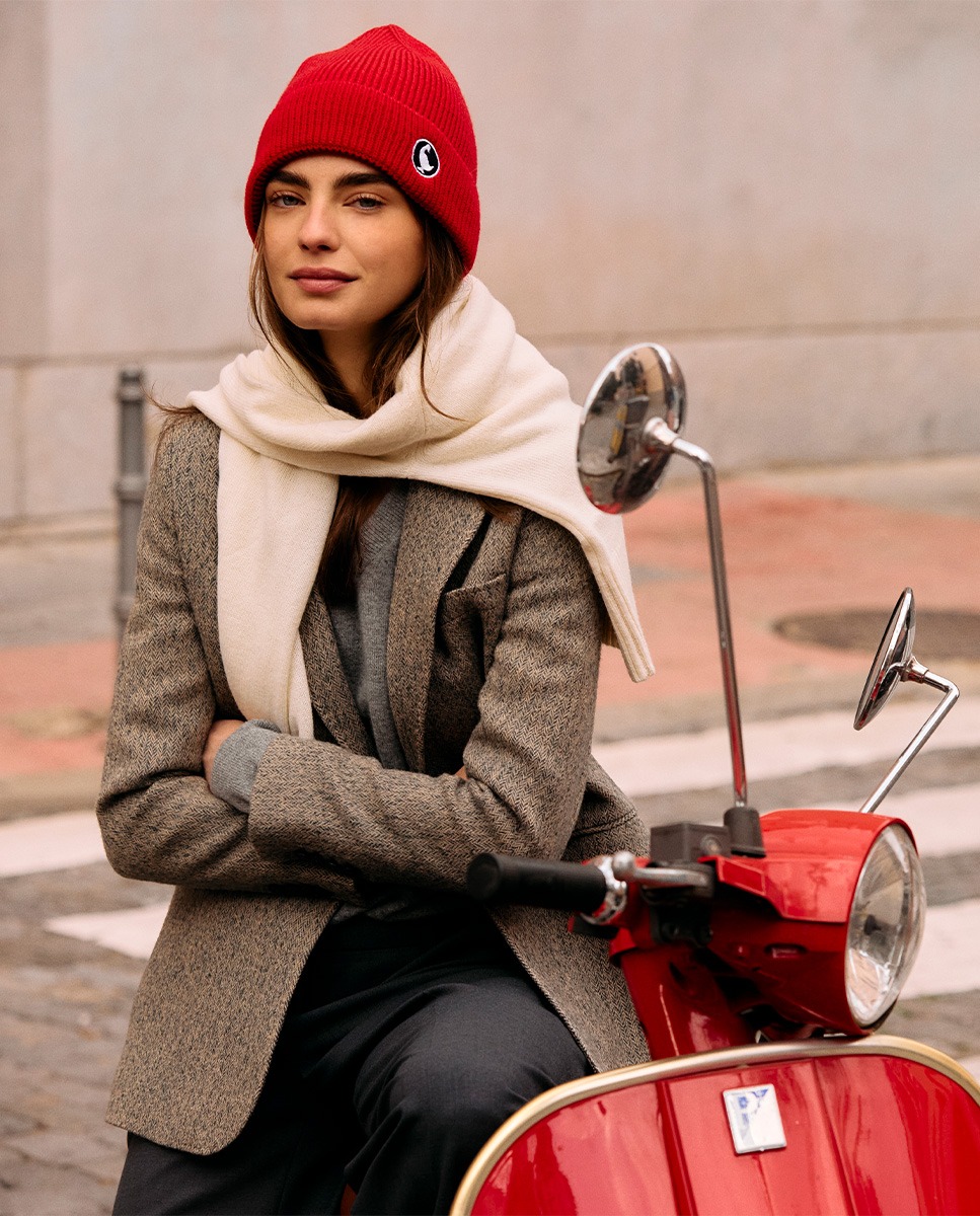 Green Wool Herringbone Jacket