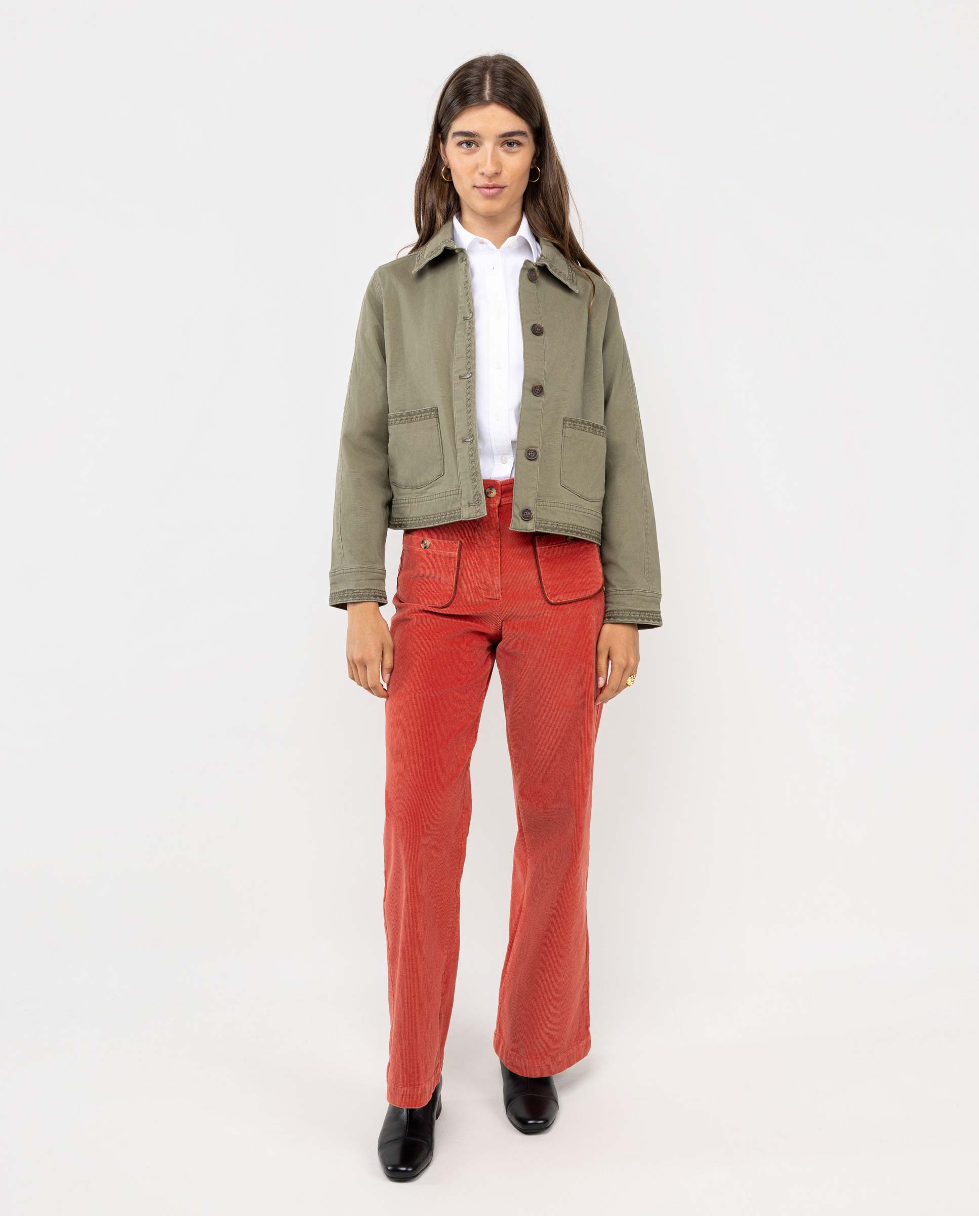 Sobrecamisa Garment Dyed Kaki