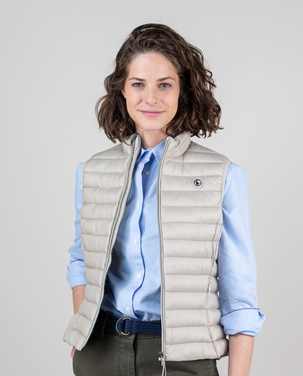 Chaleco Acolchado Crudo