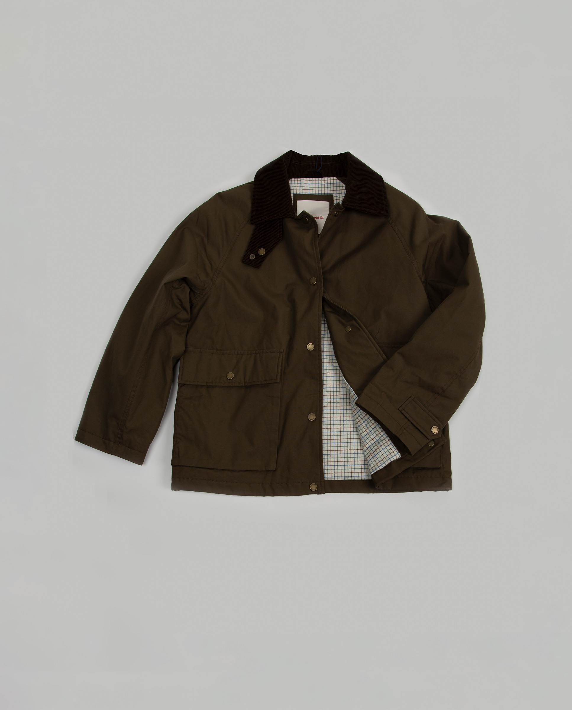 Chaqueta Encerada Kaki