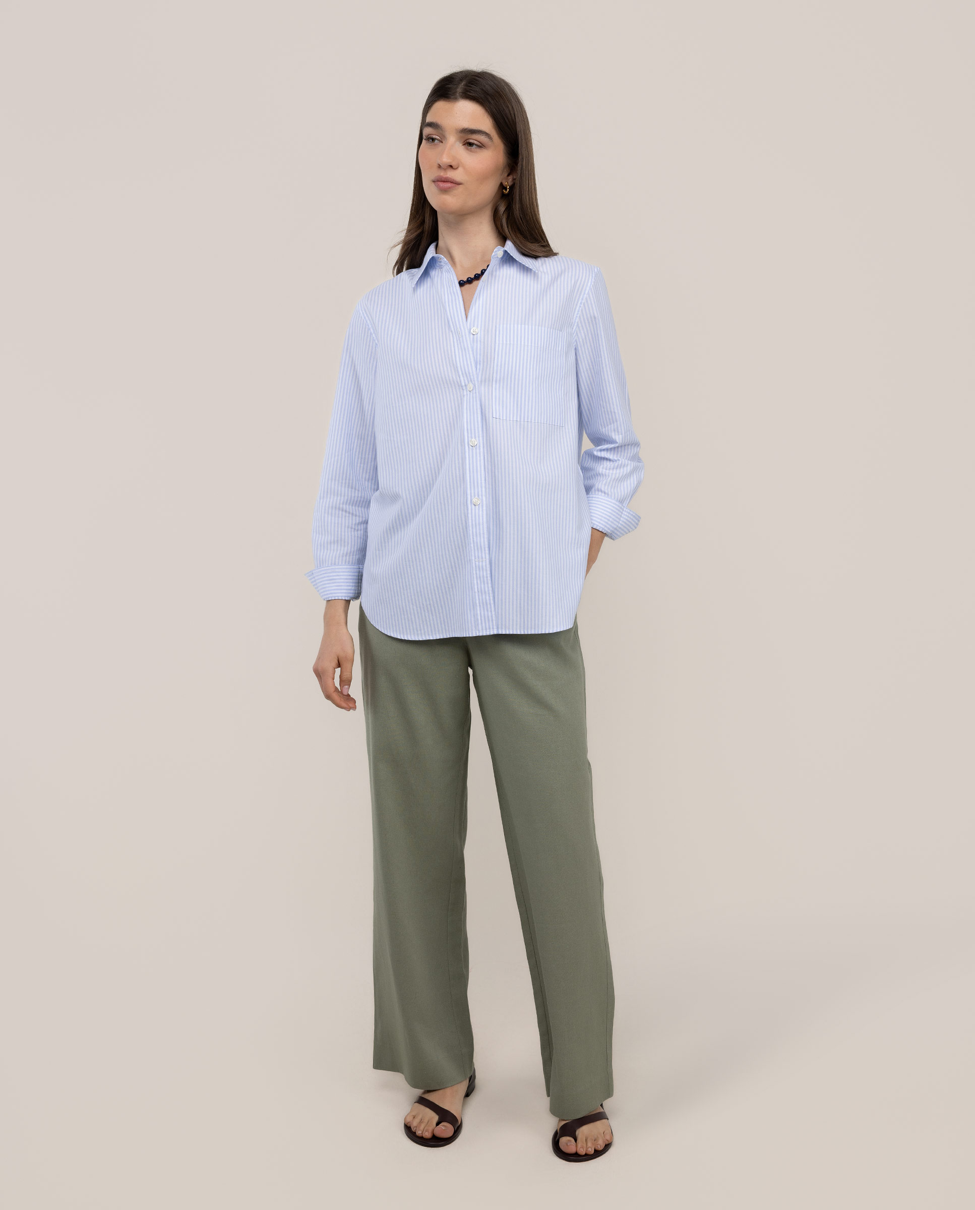 Maggie Stripe Yale Shirt