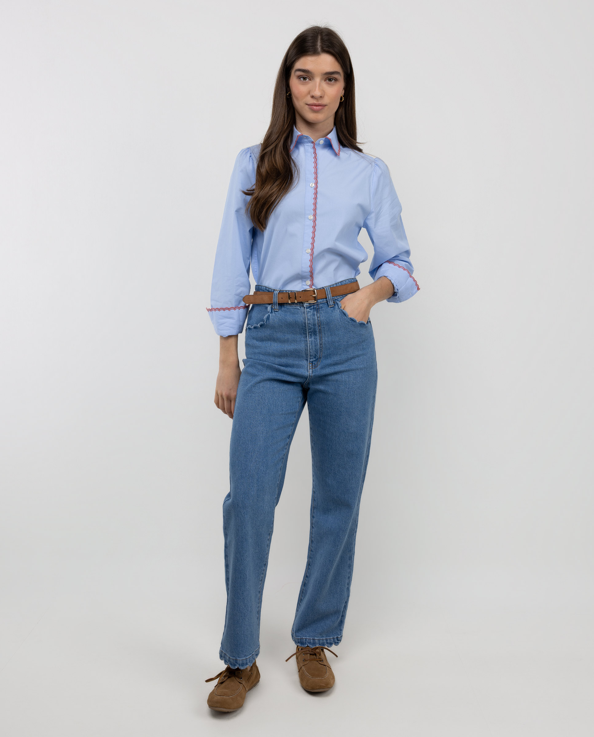 René Embroidered Shirt