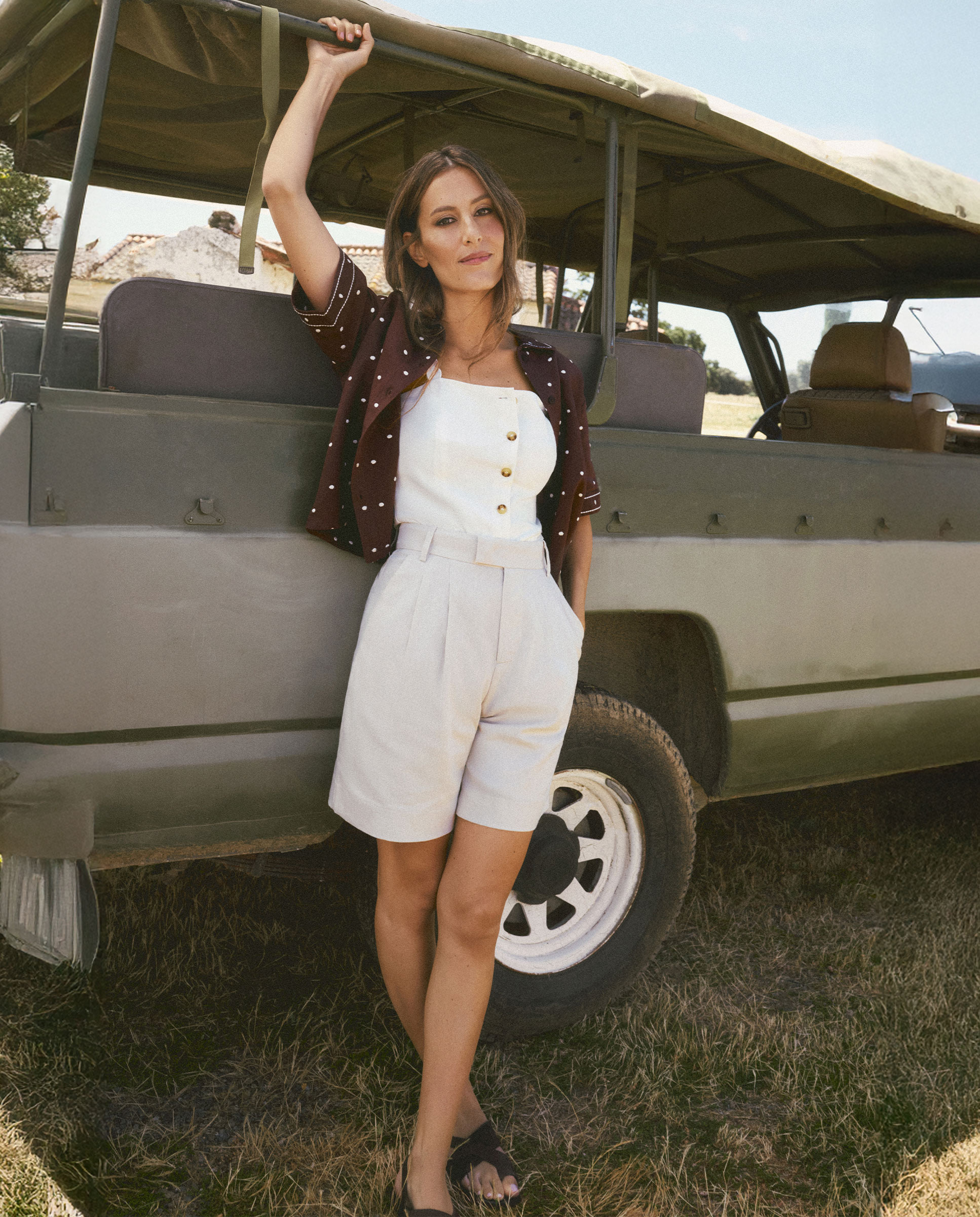 Isabella Button Vest