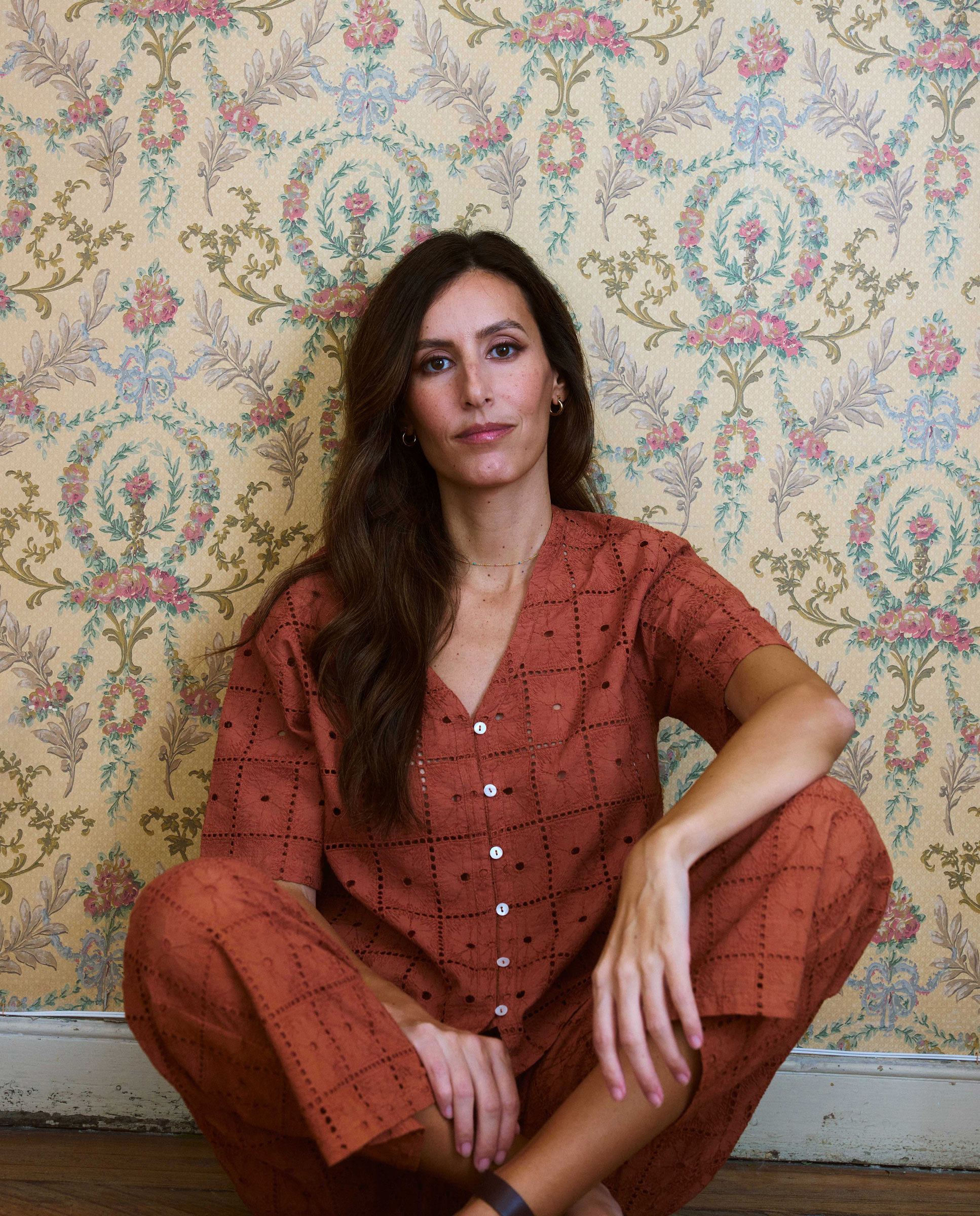 Embroidered Linen Shirt