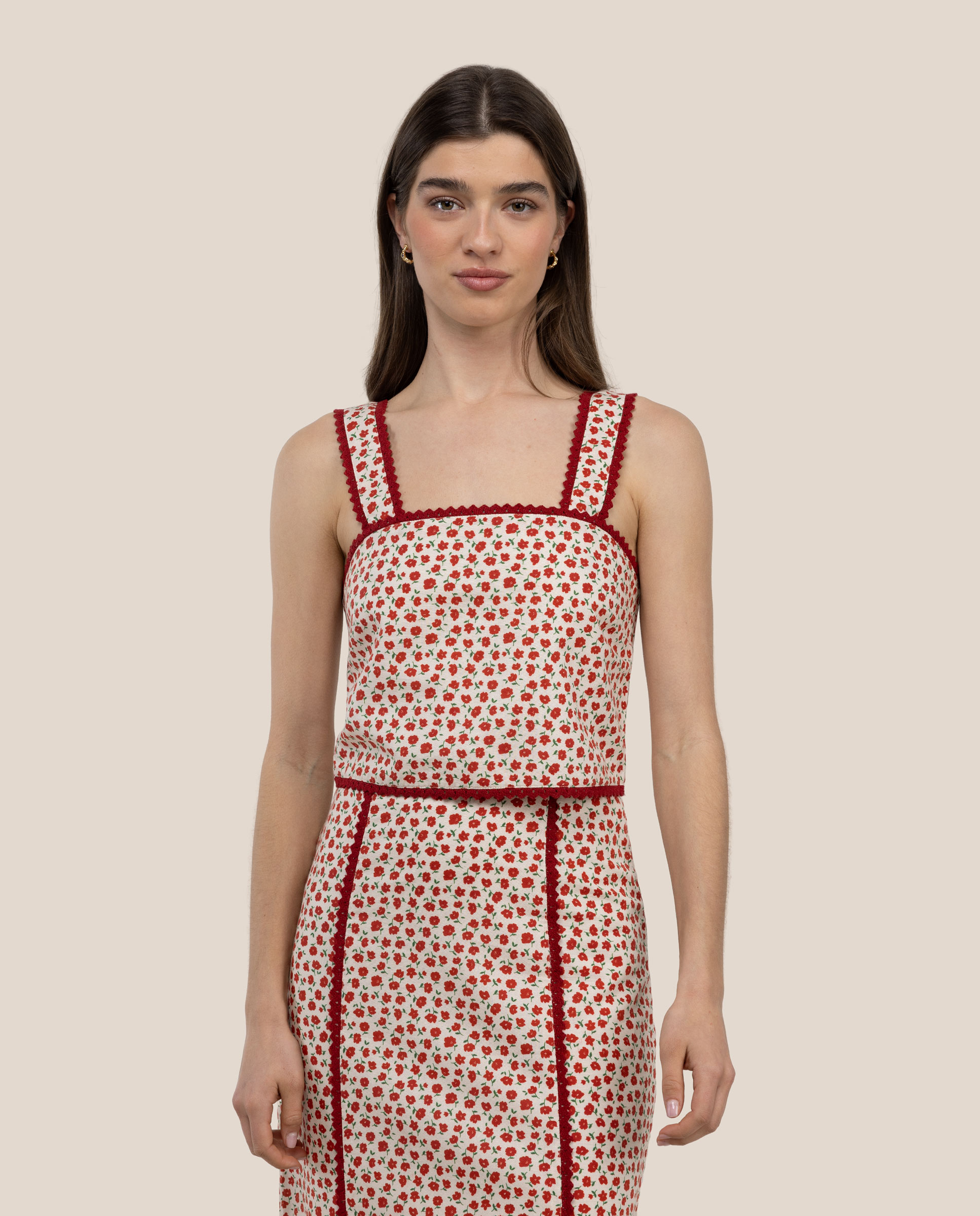 Top Juliet Botones Multicolor