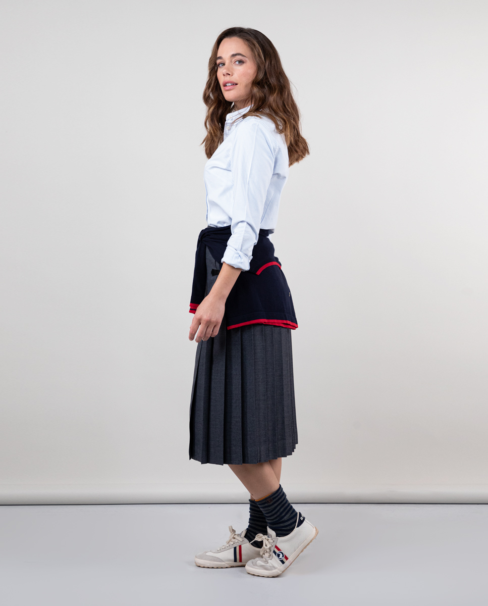 Camisa Oxford Yale Azul