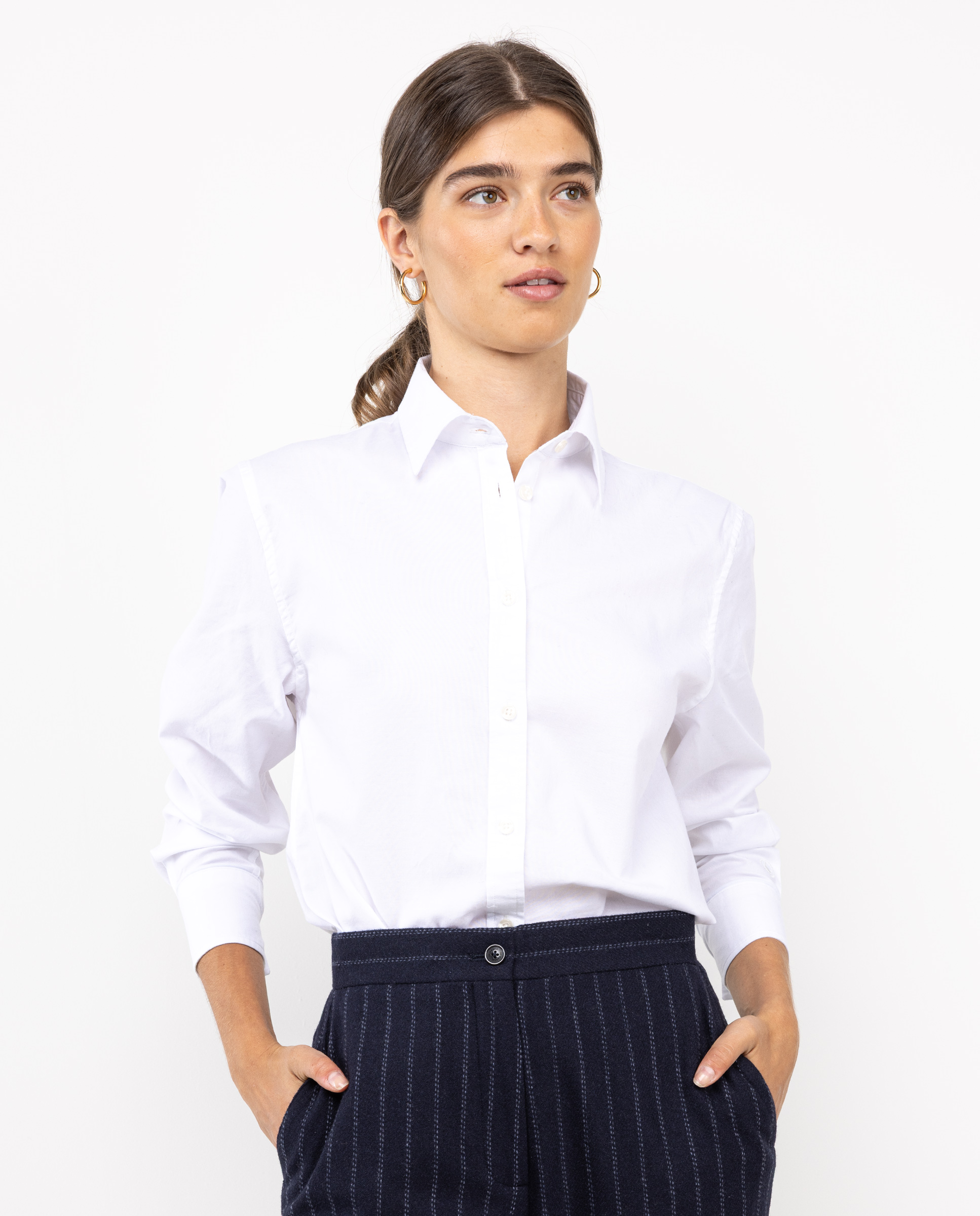 Camisa Vestir Lisa Blanco