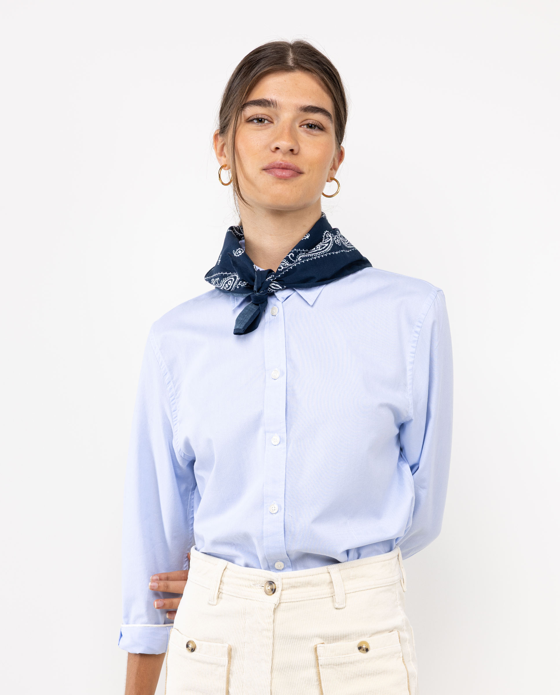 Camisa Vestir Lisa Celeste