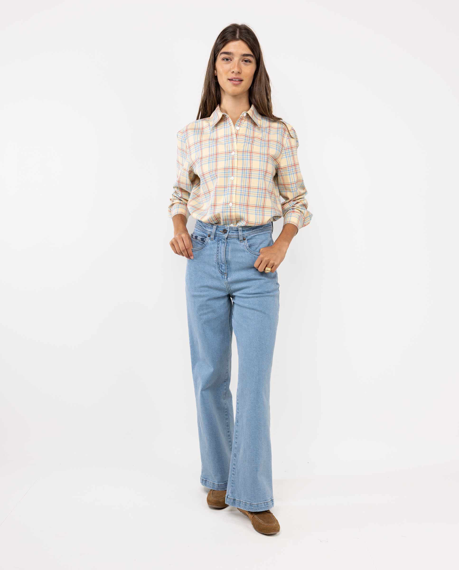 Yellow Checked Shirt