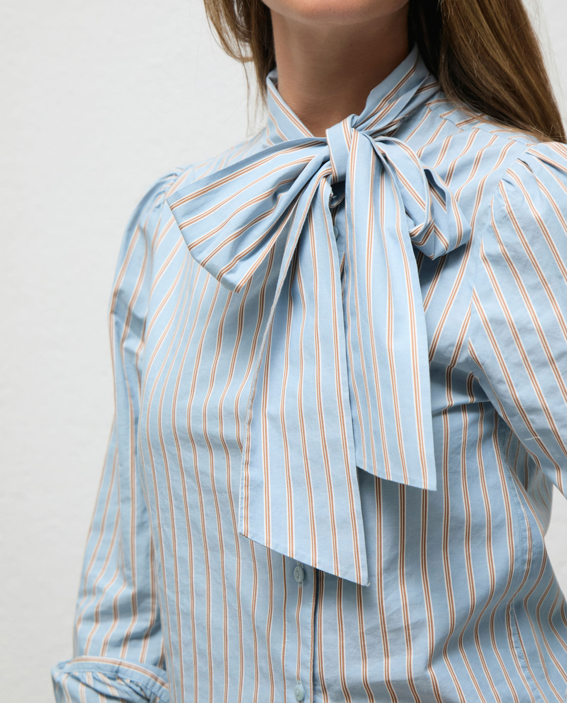Camisa Federica Lanzadas Rayas Azul