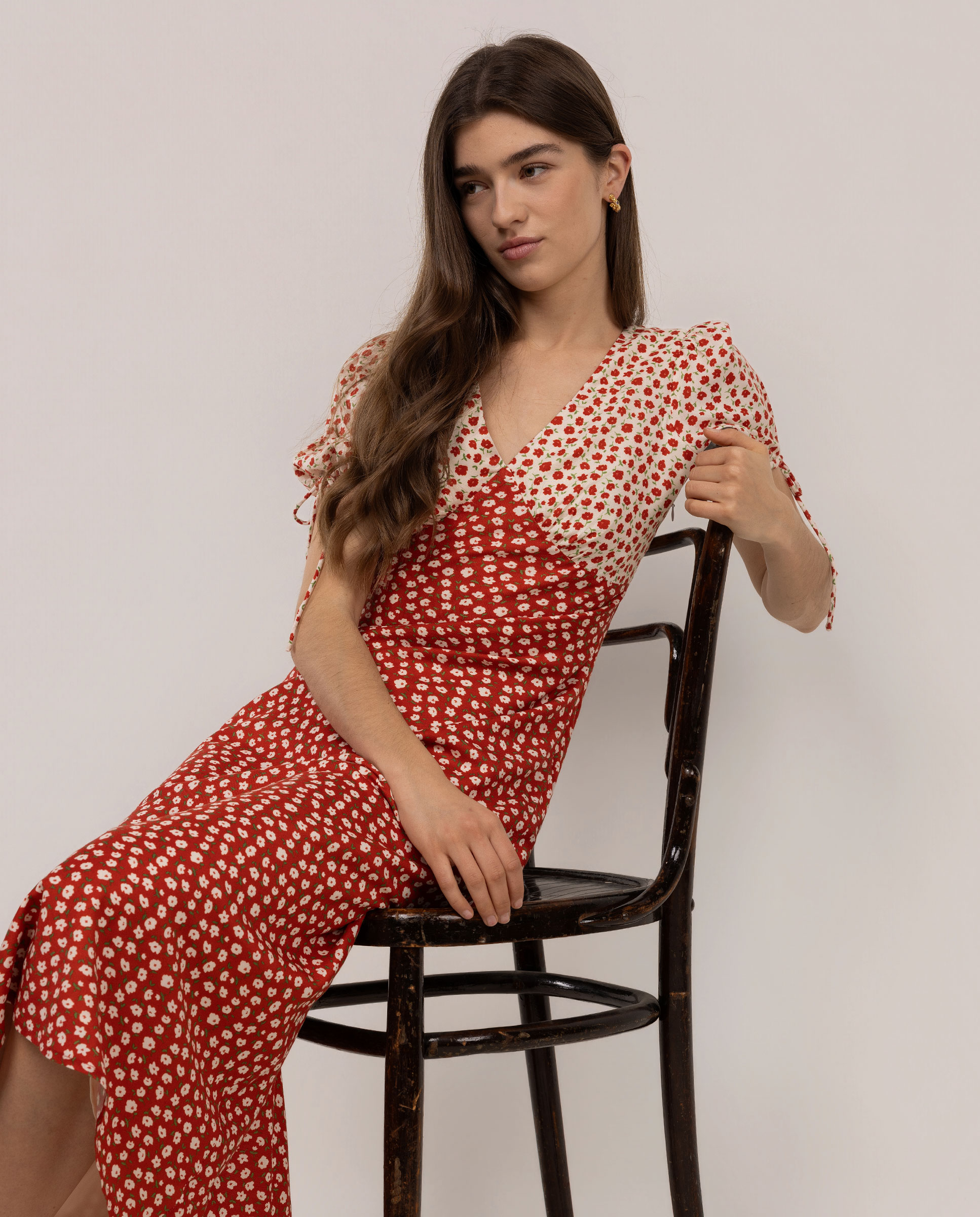 Sophie Long Floral Dress