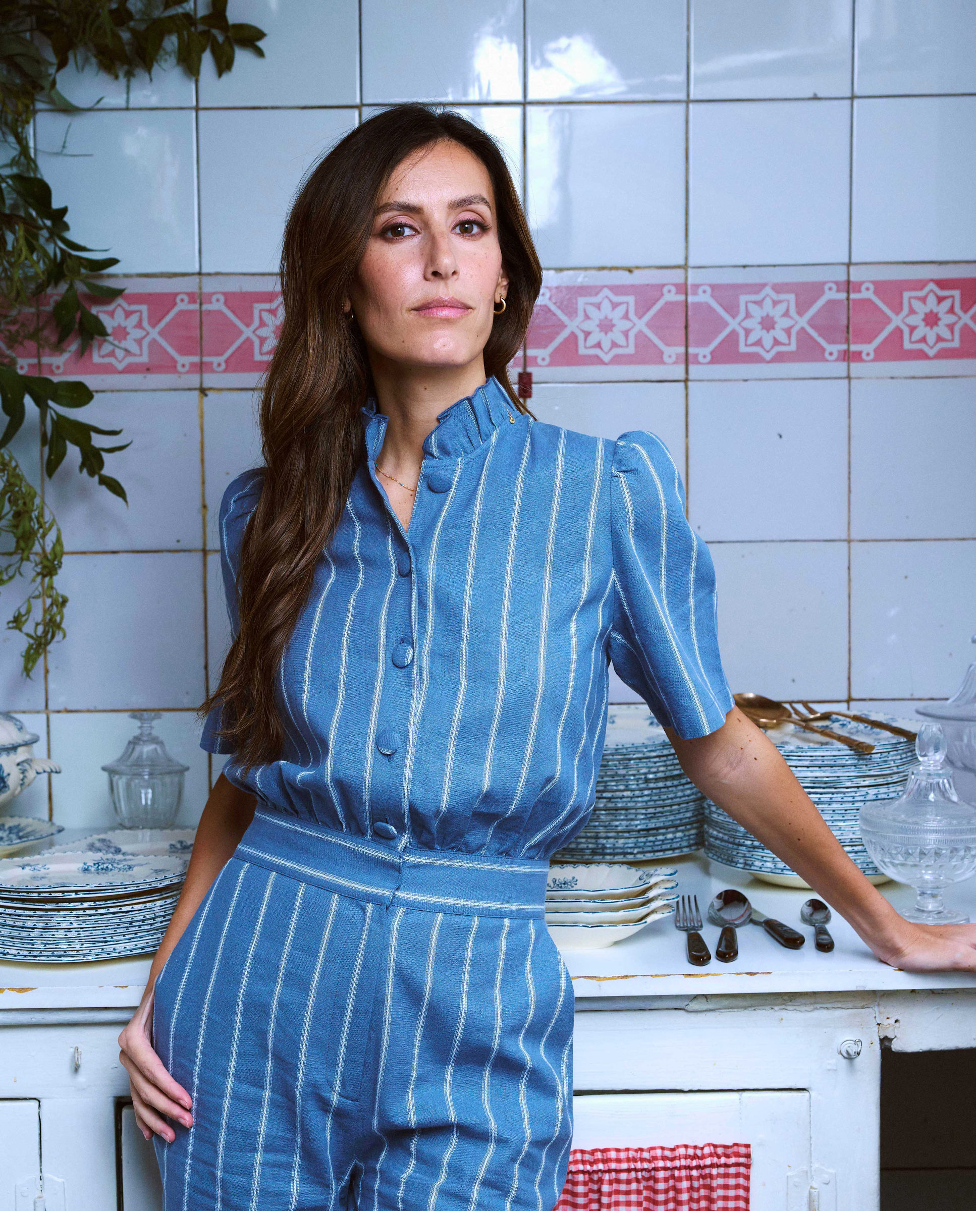 Long Striped Jumpsuit Carrie