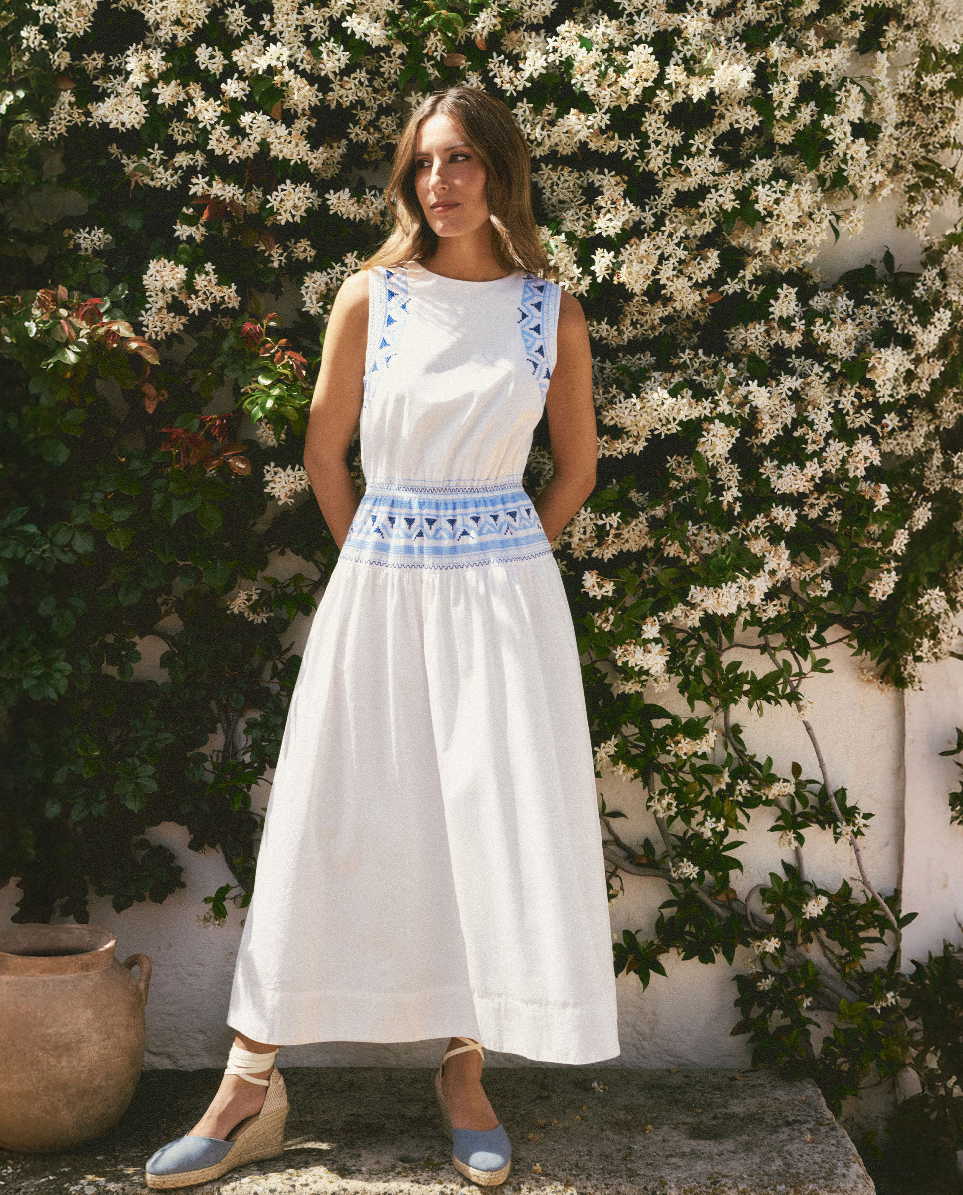 Maria Embroidered Dress