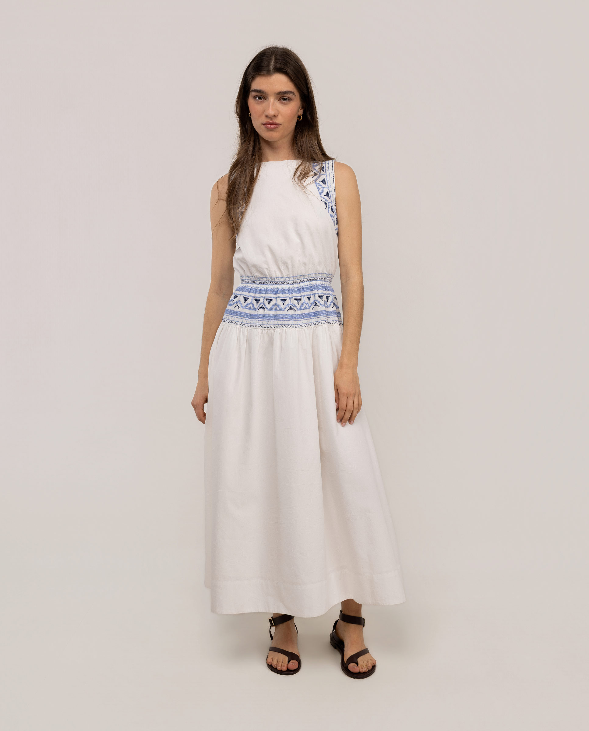 Maria Embroidered Dress