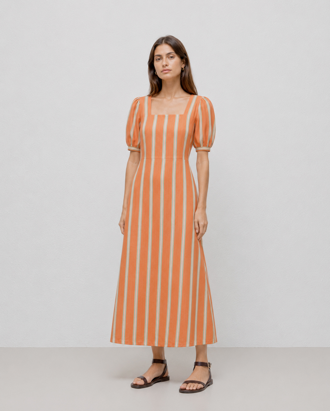 Vittoria Striped Print Dress